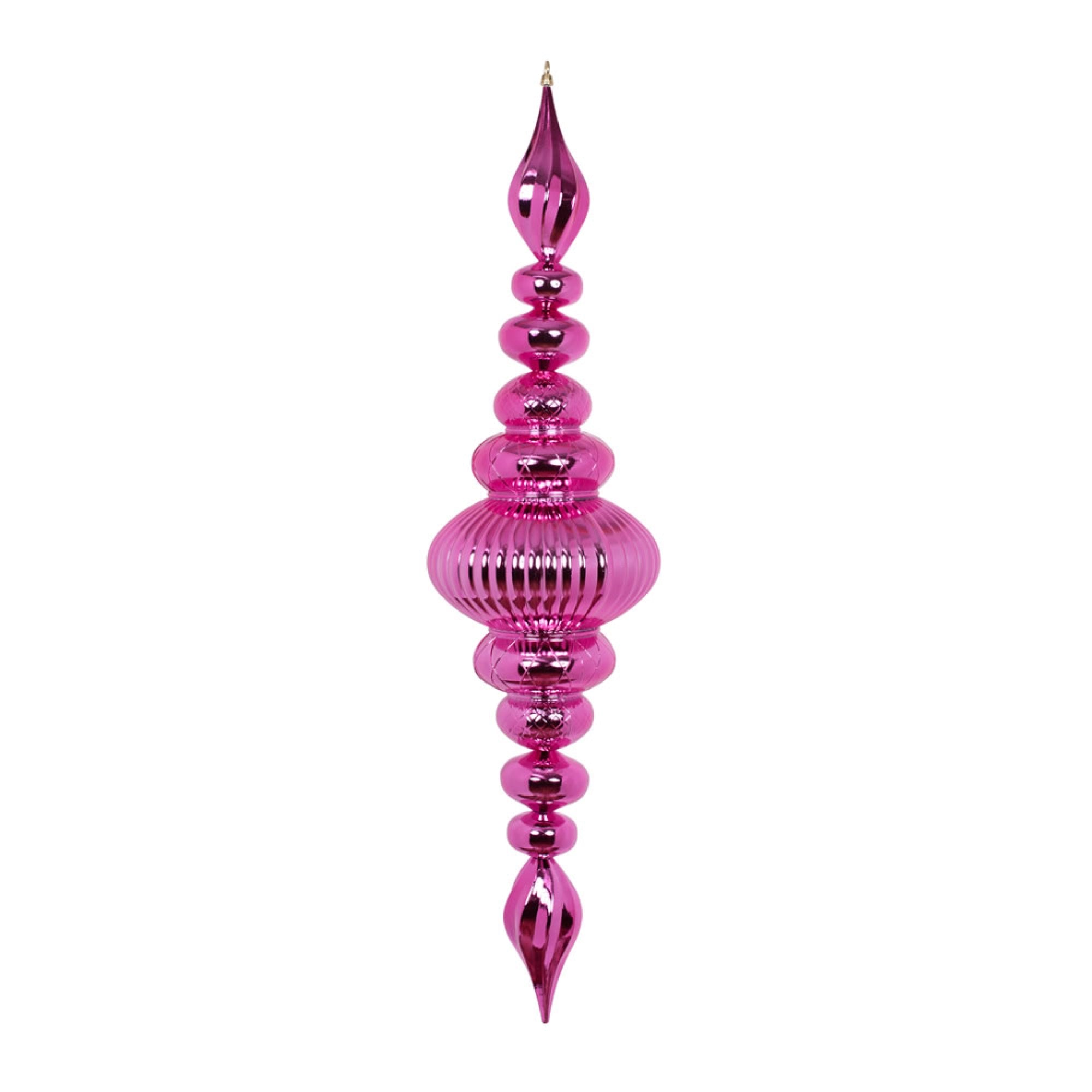41” Mauve Shiny Finial Ornament