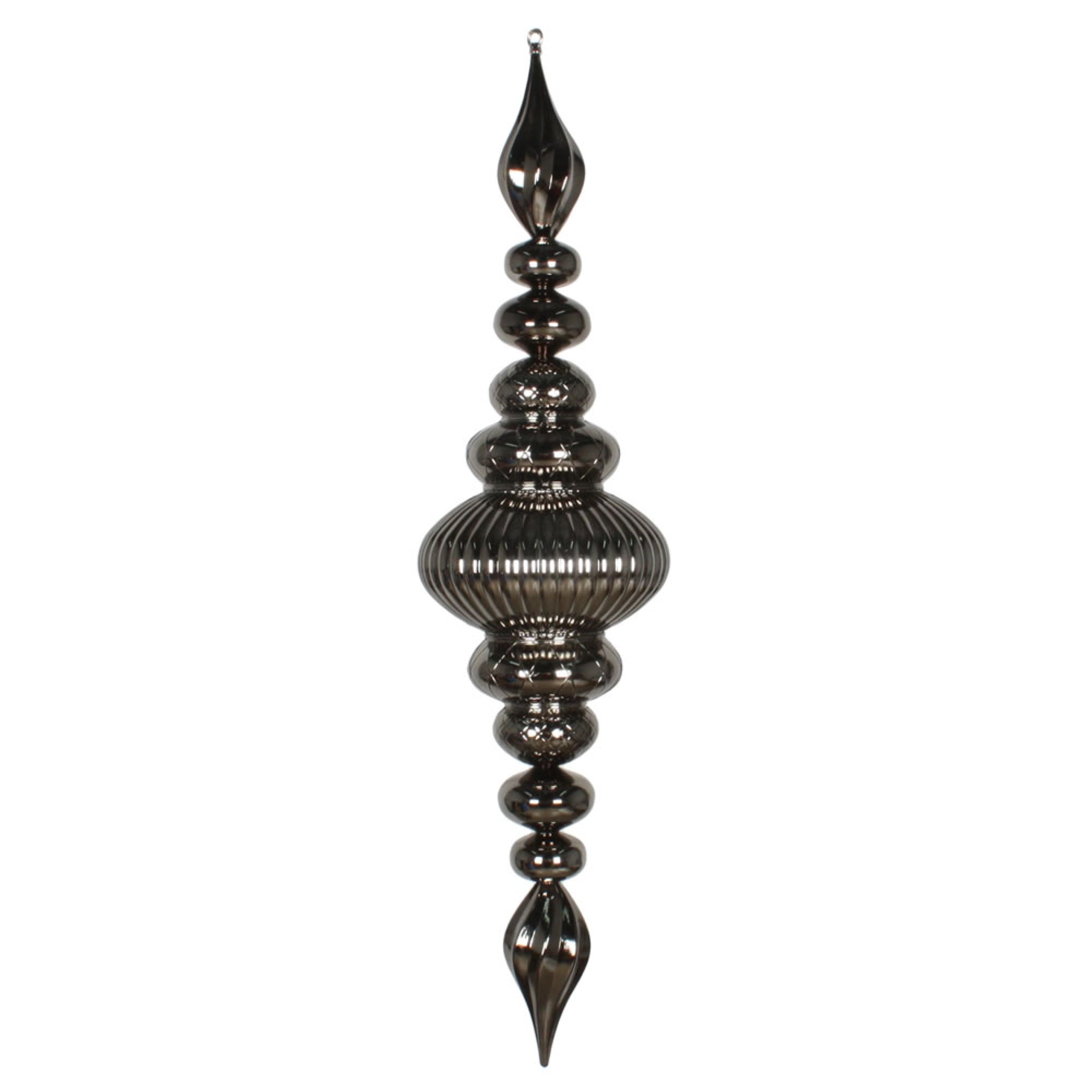 41” Moss Green Shiny Finial Ornament