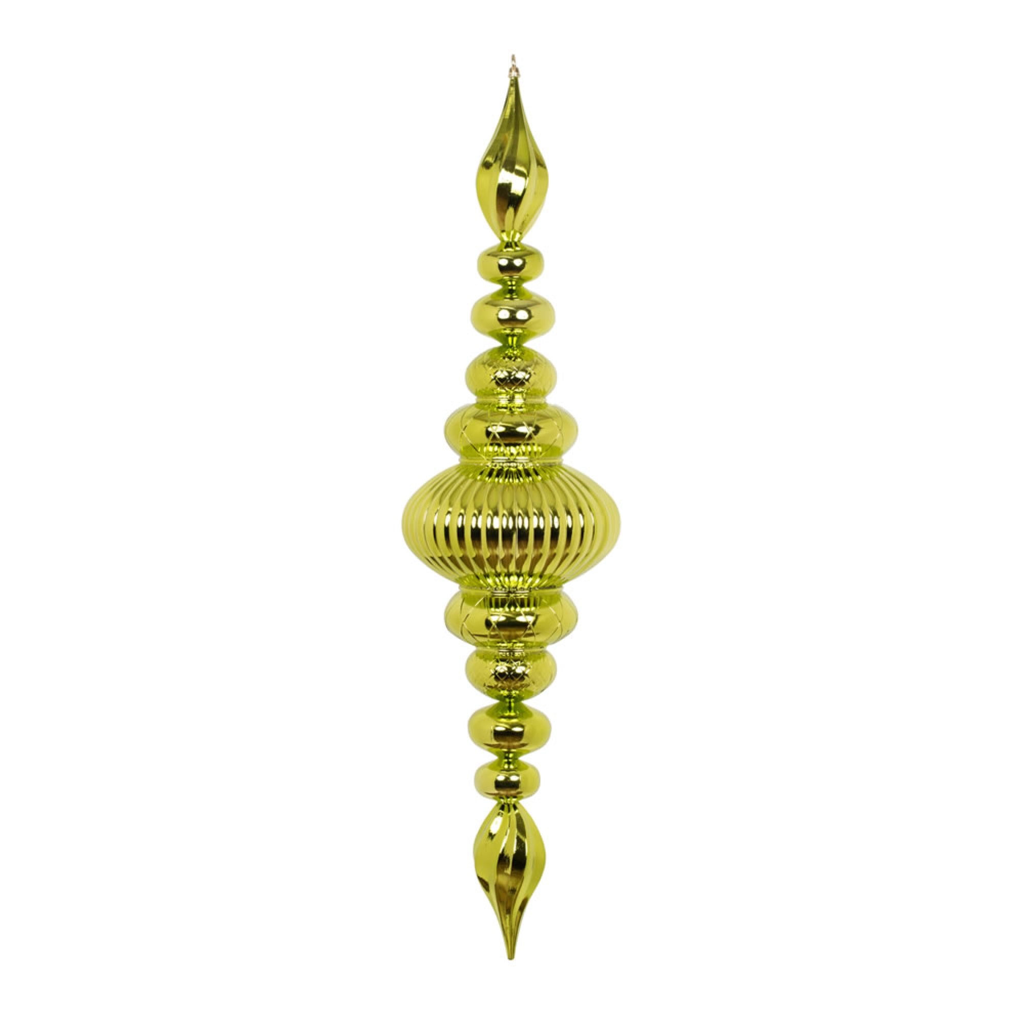 41” Lime Shiny Finial Ornament