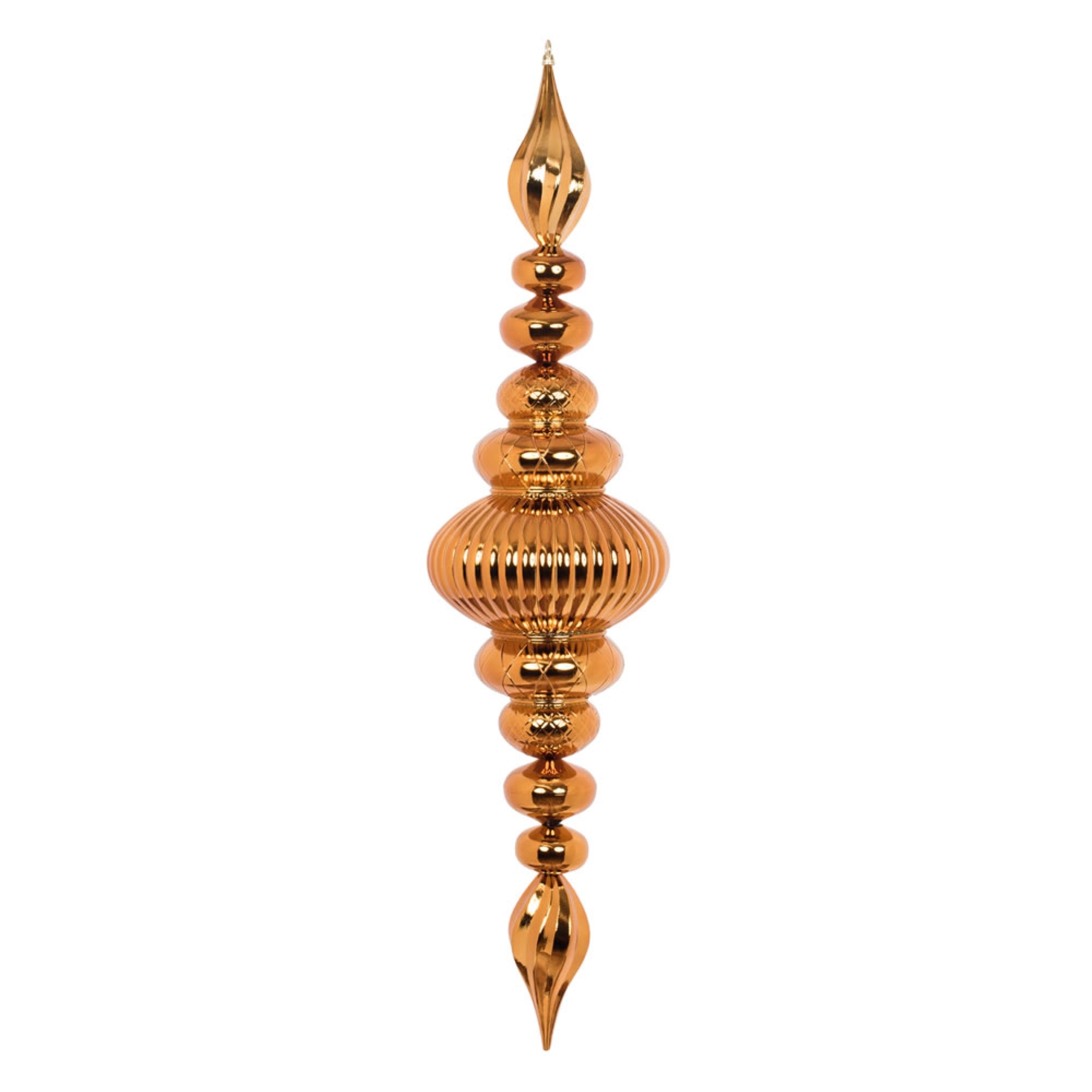 41” Copper Shiny Finial Ornament