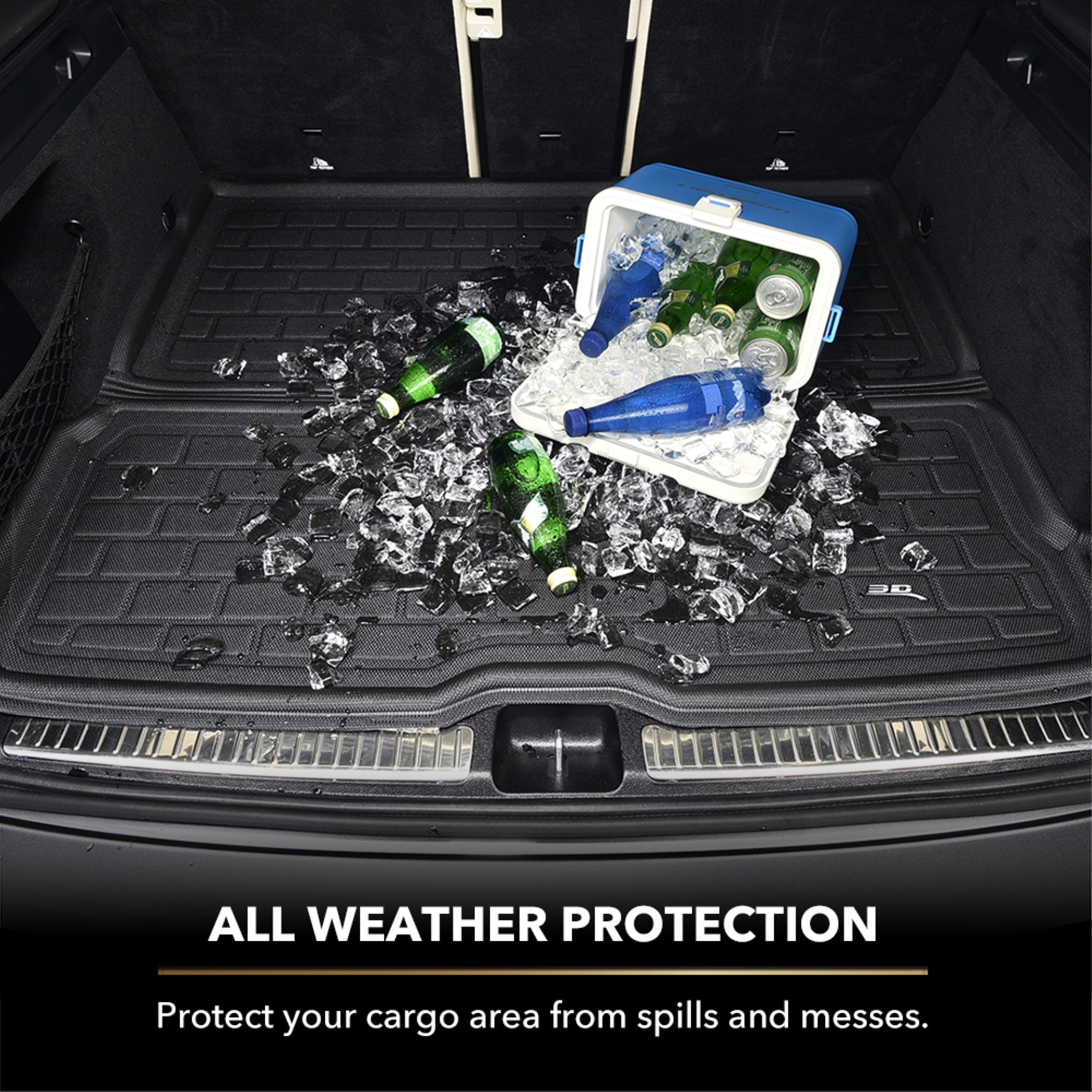 3D MAXpider TESLA MODEL 3 2018-2022 REAR LOWER CARGO LINER
