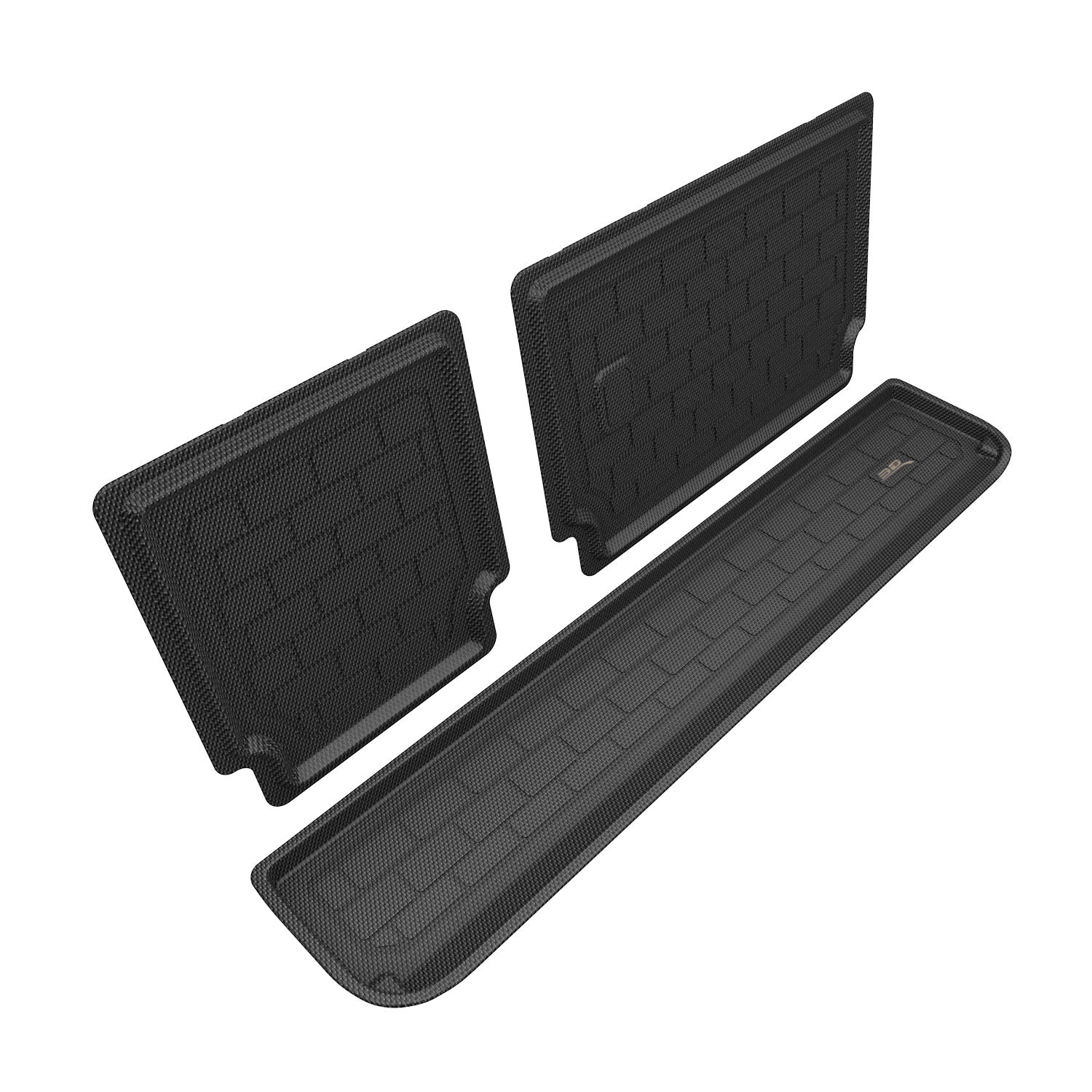 3D MAXpider Compatible with TOYOTA SEQUOIA 2023-2026 KAGU BLACK CARGO LINER AND 3RD ROW SEATBACK PROTECTOR