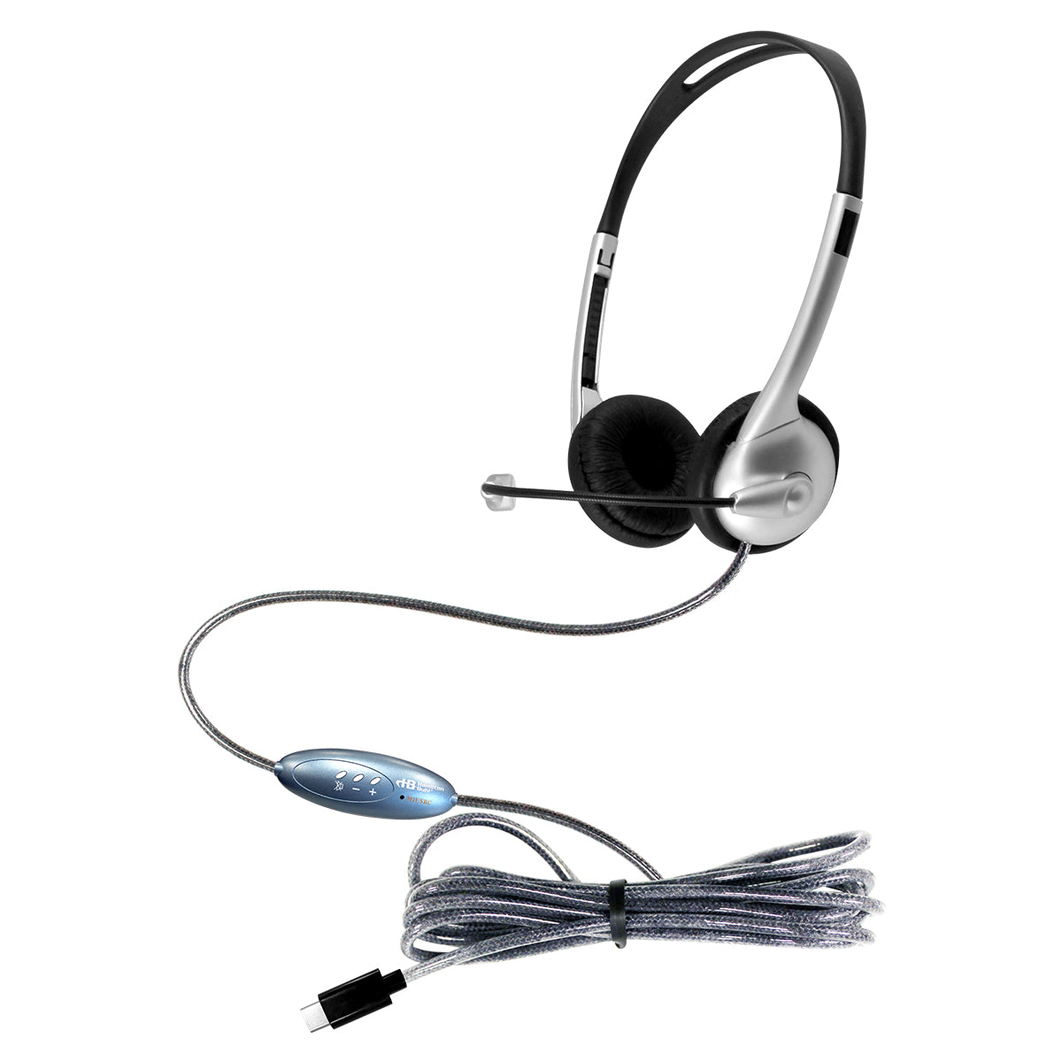 Hamiltonbuhl Mach-1 Multimedia Usb Type-C Headset - Steel Reinforced Gooseneck Mic And In-Line Volume