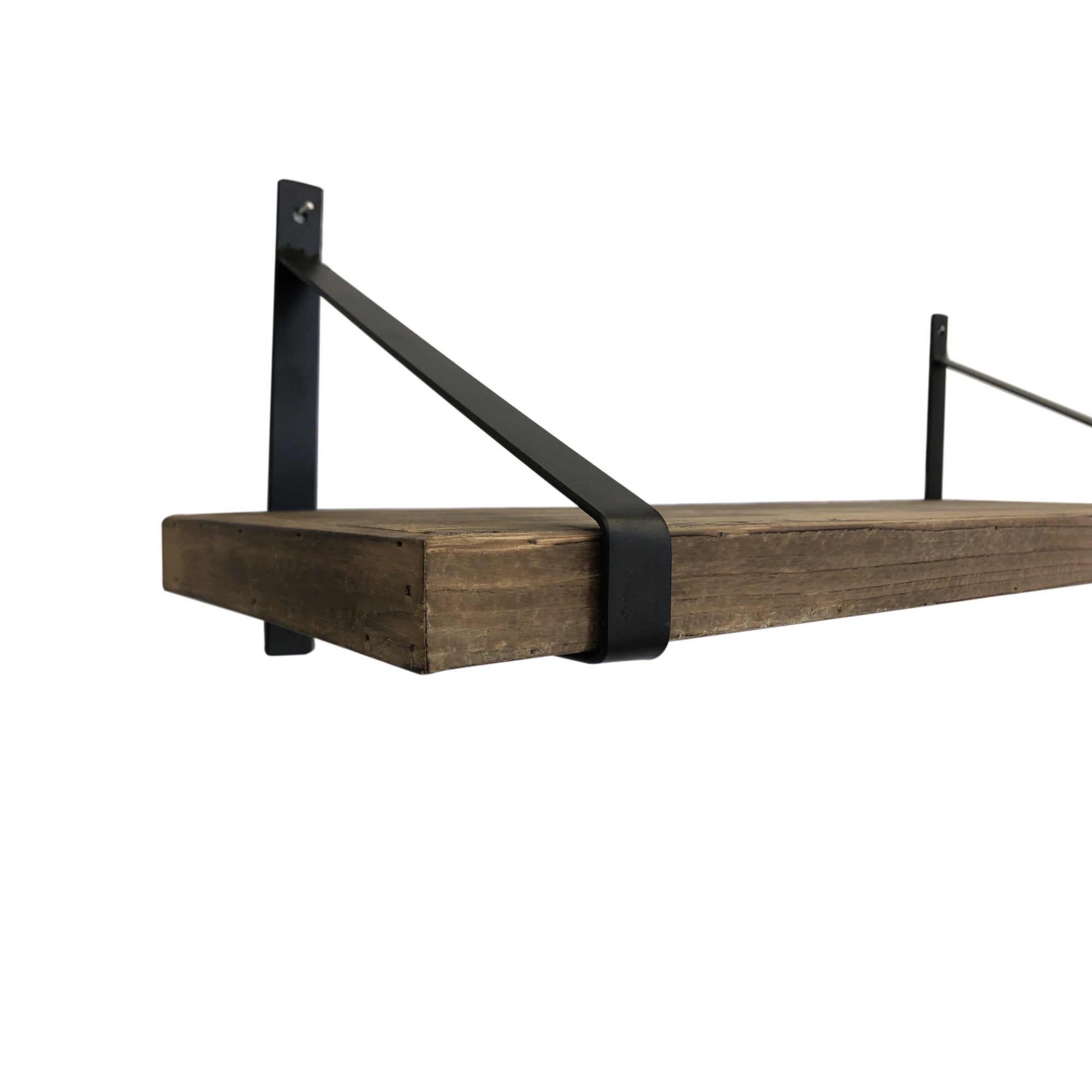 Mix And Match Shelf Bracket Black Wrap Bracket - Set Of 2