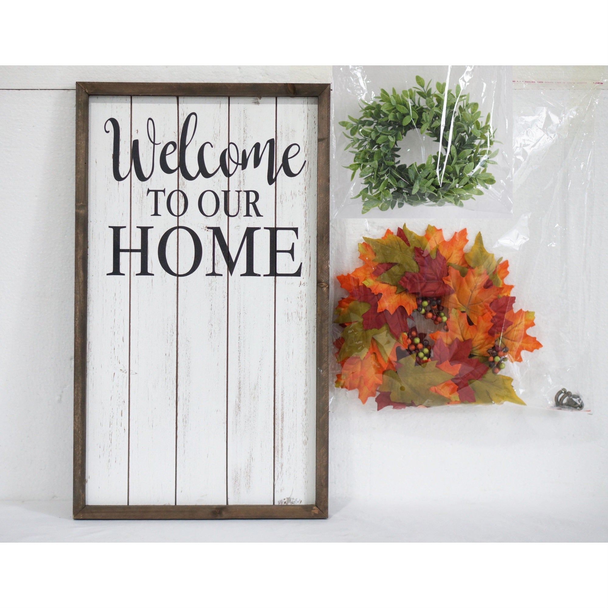 Sign With Wreath