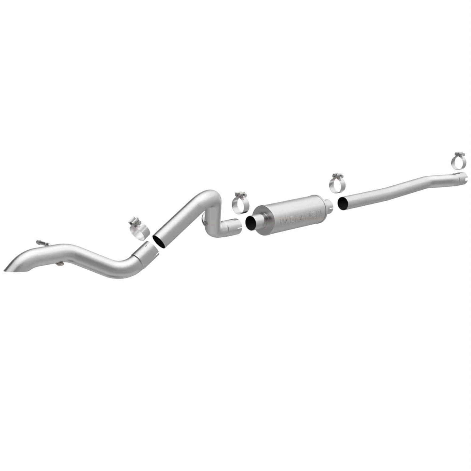 Magnaflow 2012-2018 Jeep Wrangler Jk Rock Crawler Series Cat-Back Performance Exhaust System, V6 3.6L