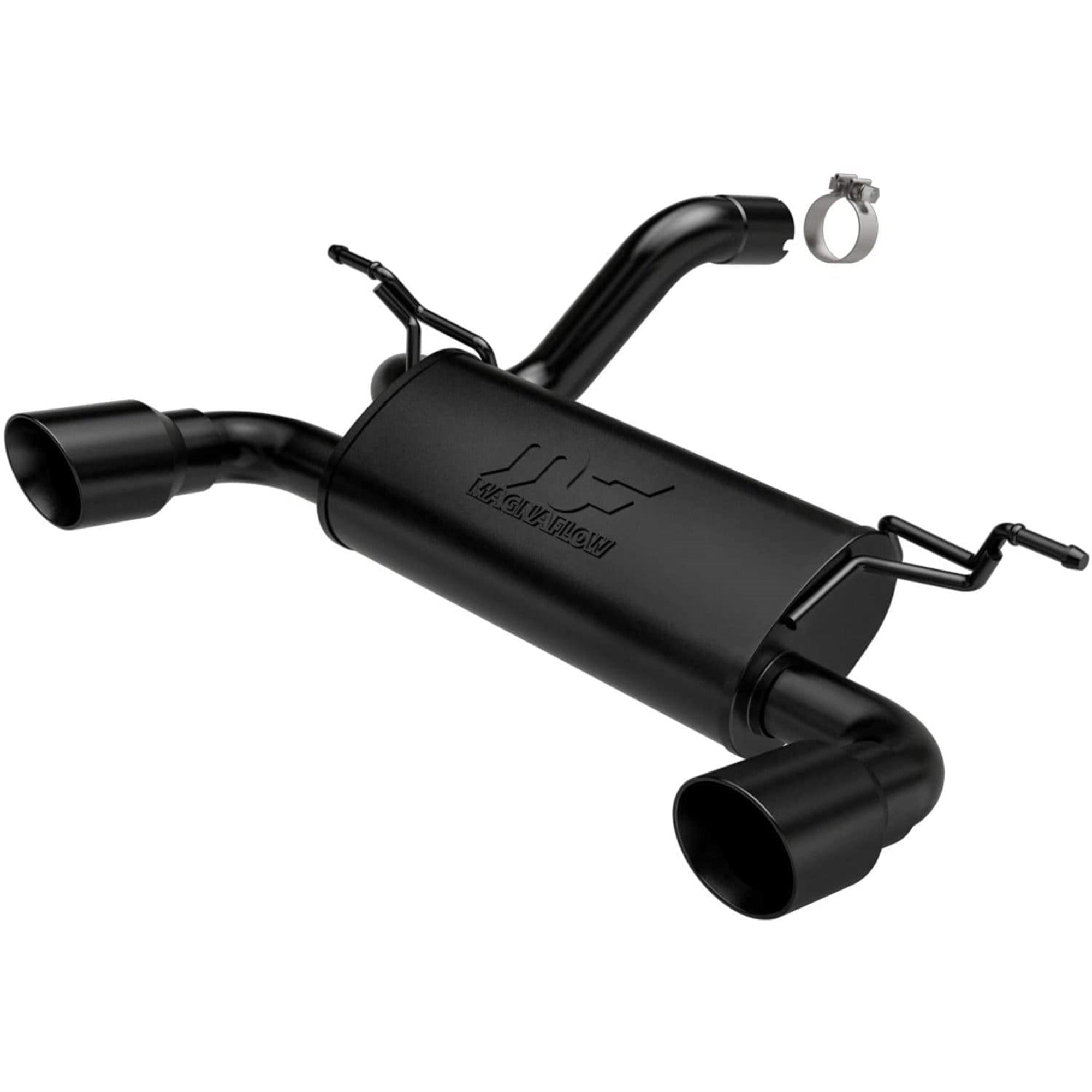 Magnaflow Performance Exhaust System 19388: Axle-Back, Street Series, For 2018-2024 Jeep Wrangler, Dual Split Rear Exit Style, Black Coated