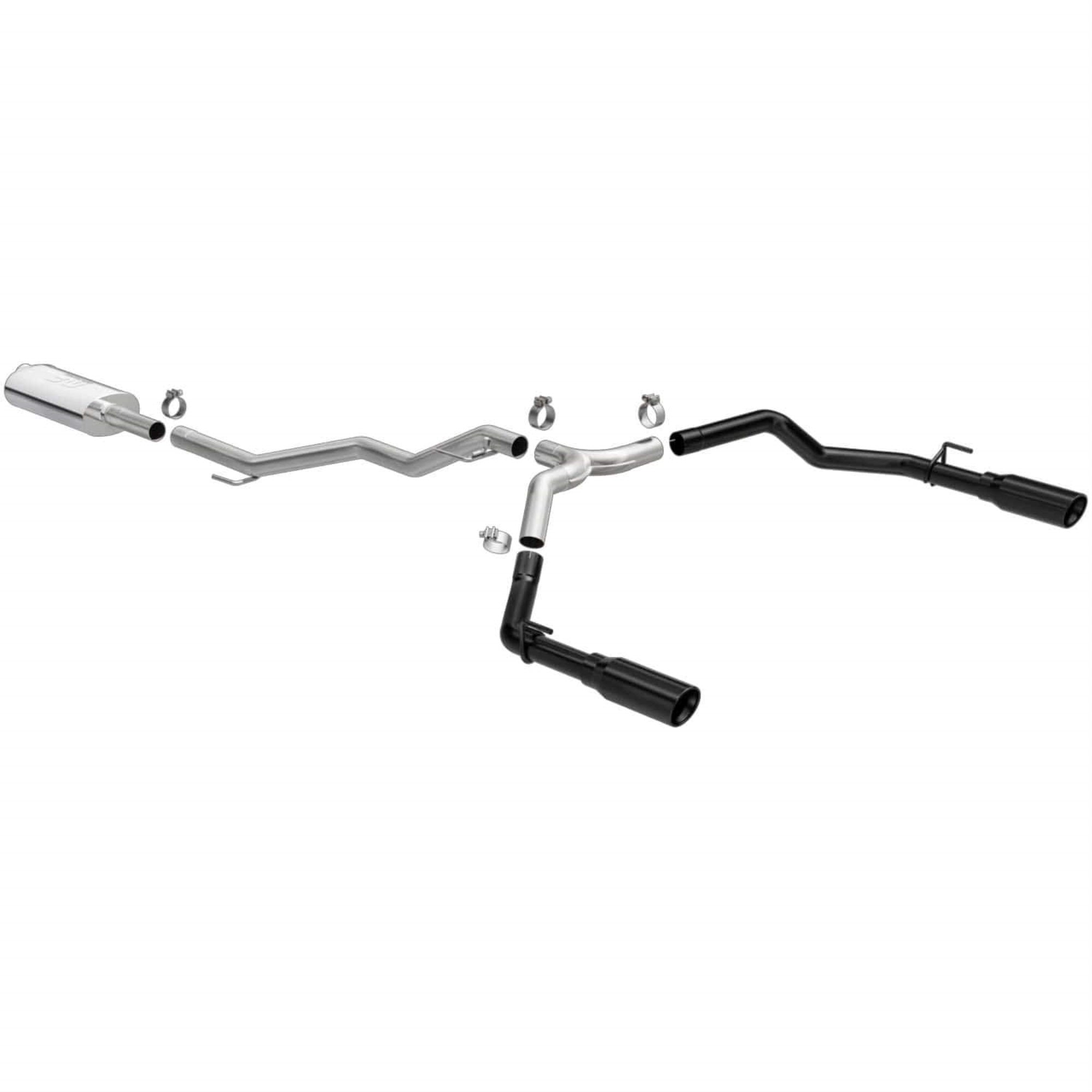 Magnaflow Performance Exhaust System 19487: Cat-Back, Street Series, For 2020-2024 Jeep Gladiator, Dual Split Rear Exit
