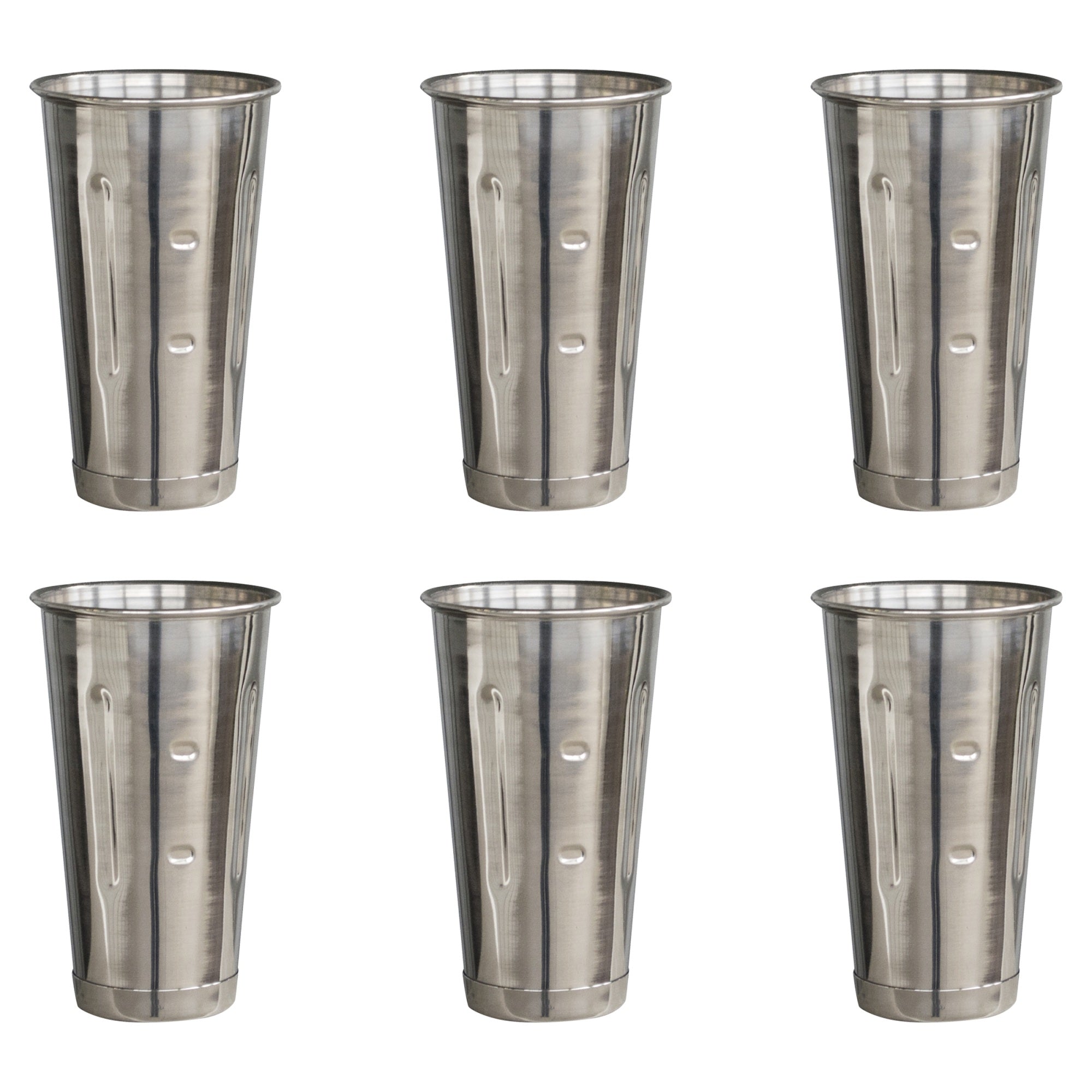 Amerihome 30 Oz. Stainless Steel Malt Cup - 6 Piece Set