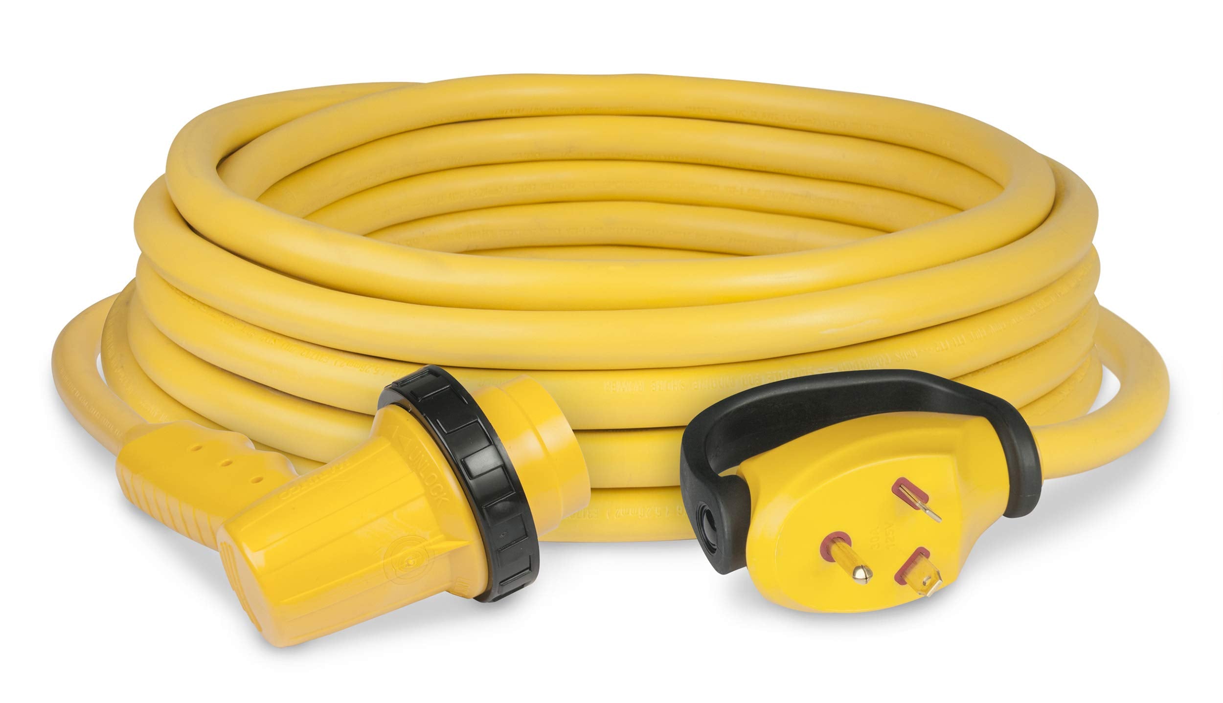 30 Amp Rv Right Angle Locking Cordset 30Ft