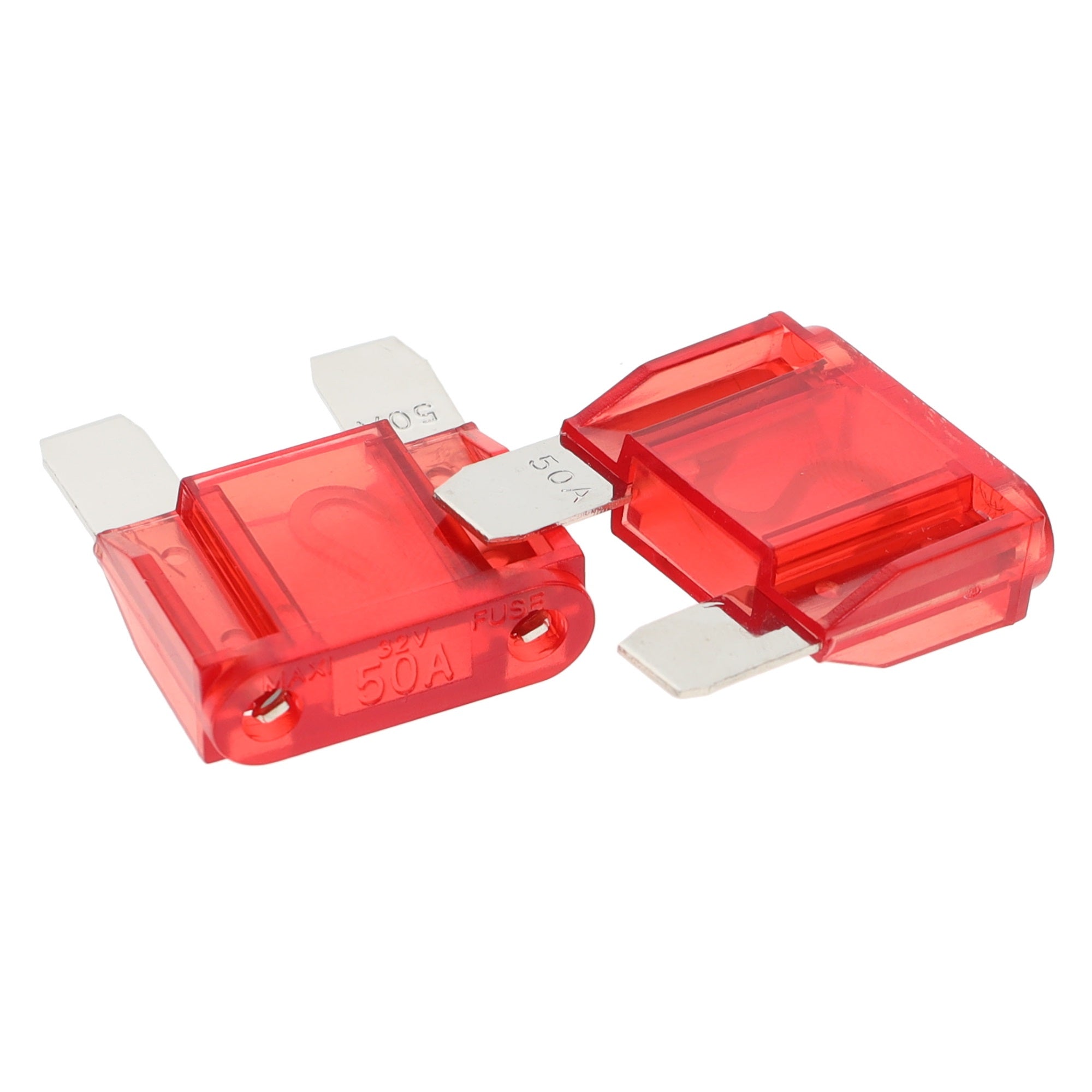 Installbay By Metra Max5010 50-Amp Maxi Blade Fuse Red 32Vdc Automotive Auto Car Truck Rv Boat-10 Pack