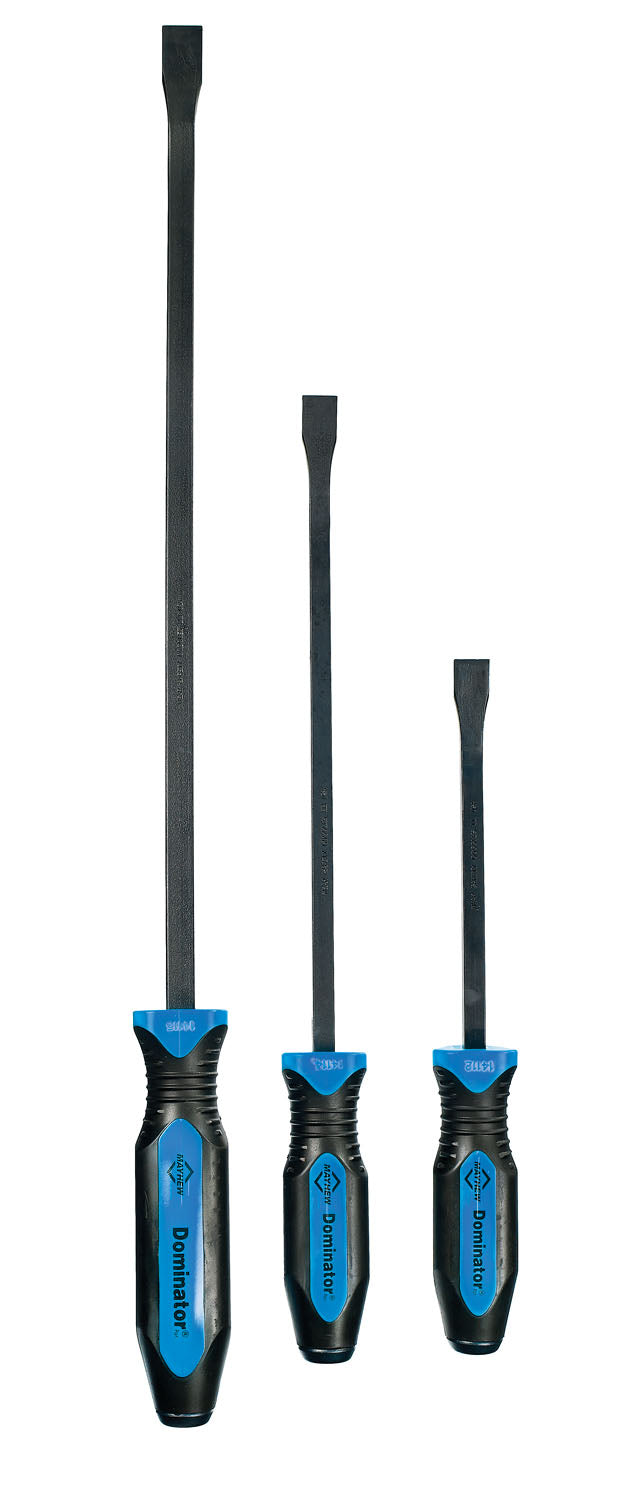 3 Pc. Dominator Curved Pry Bar Set, Blue