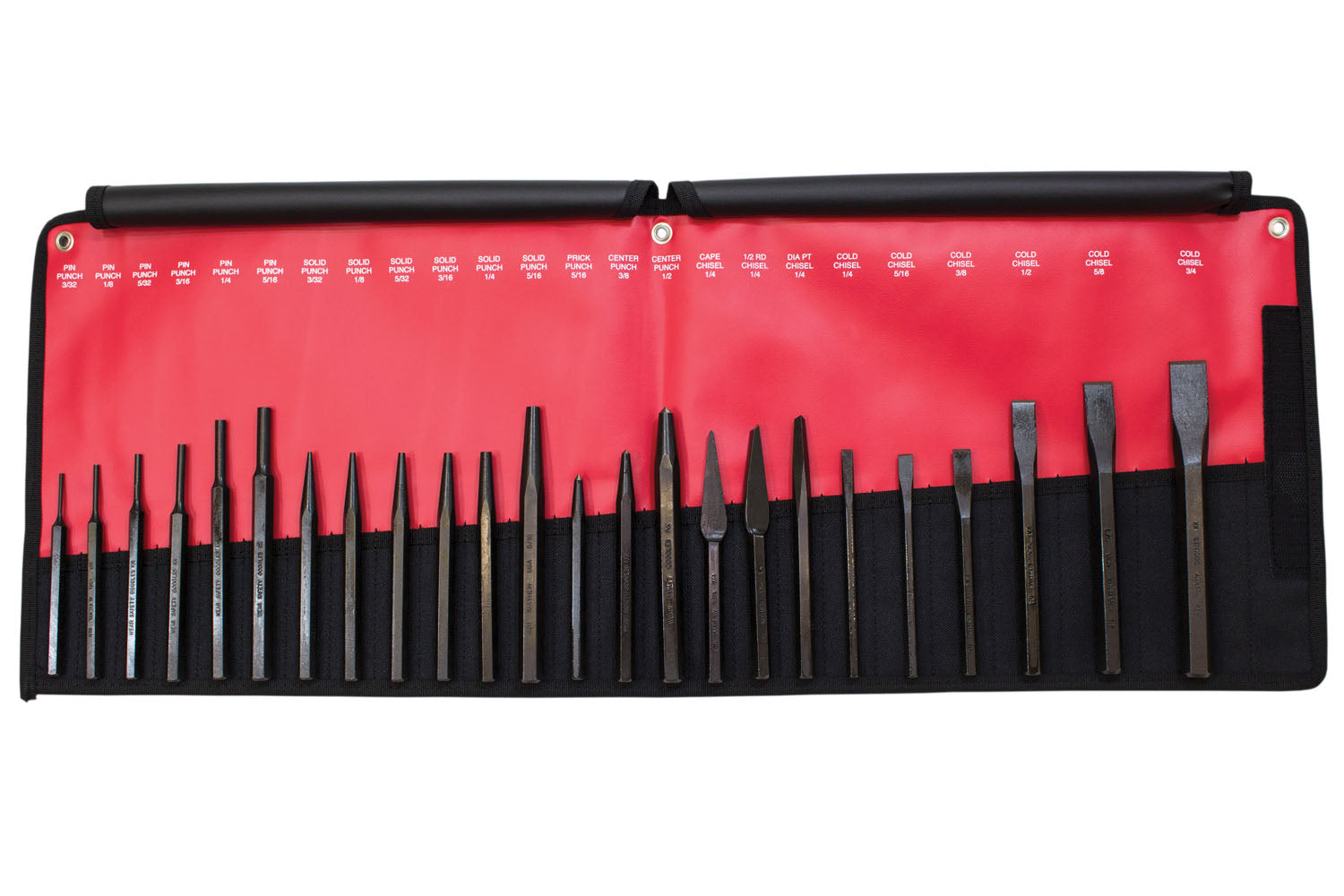 24 Pc Punch And Chisel Set