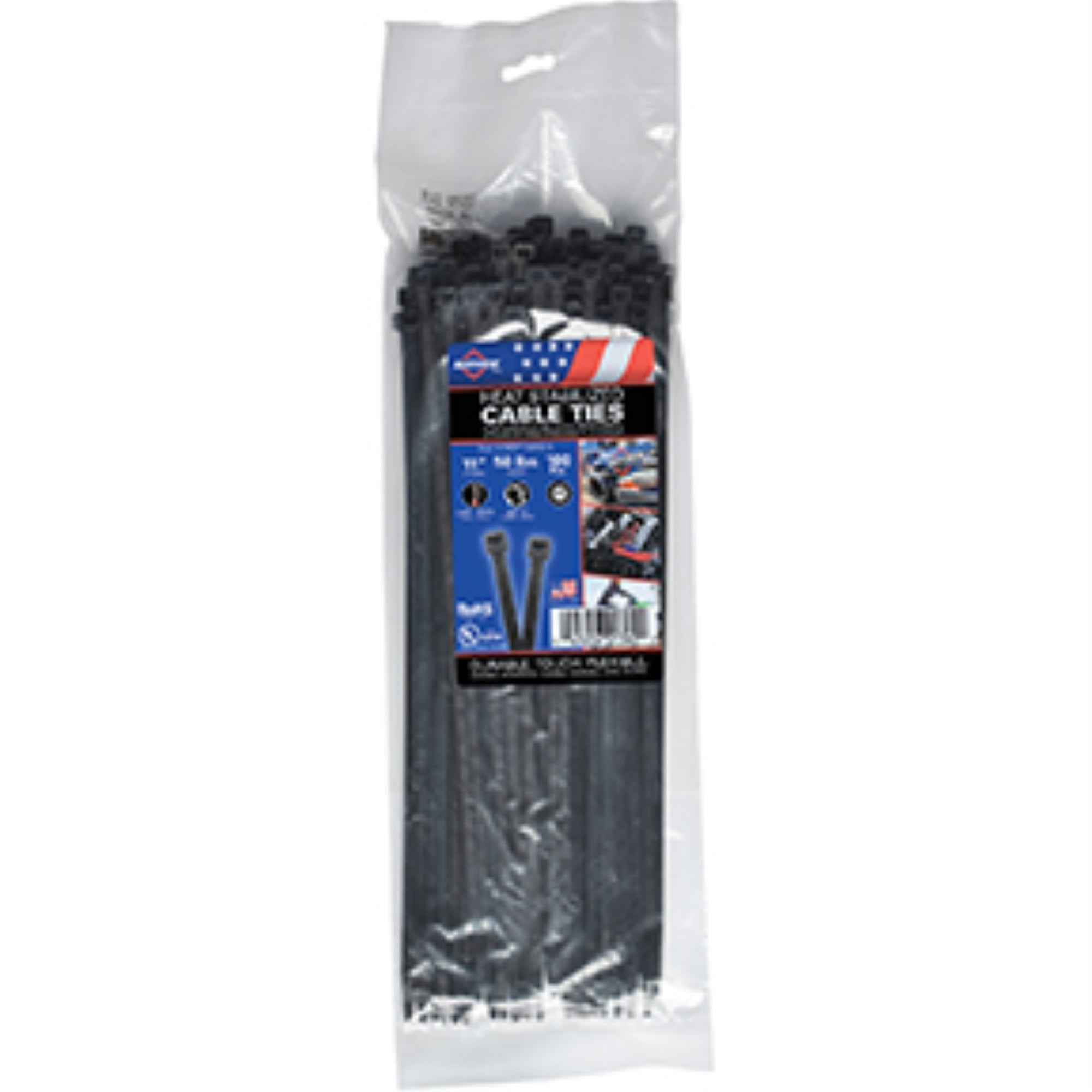 11X50 Heat Stable Cable Ties 500/Bag