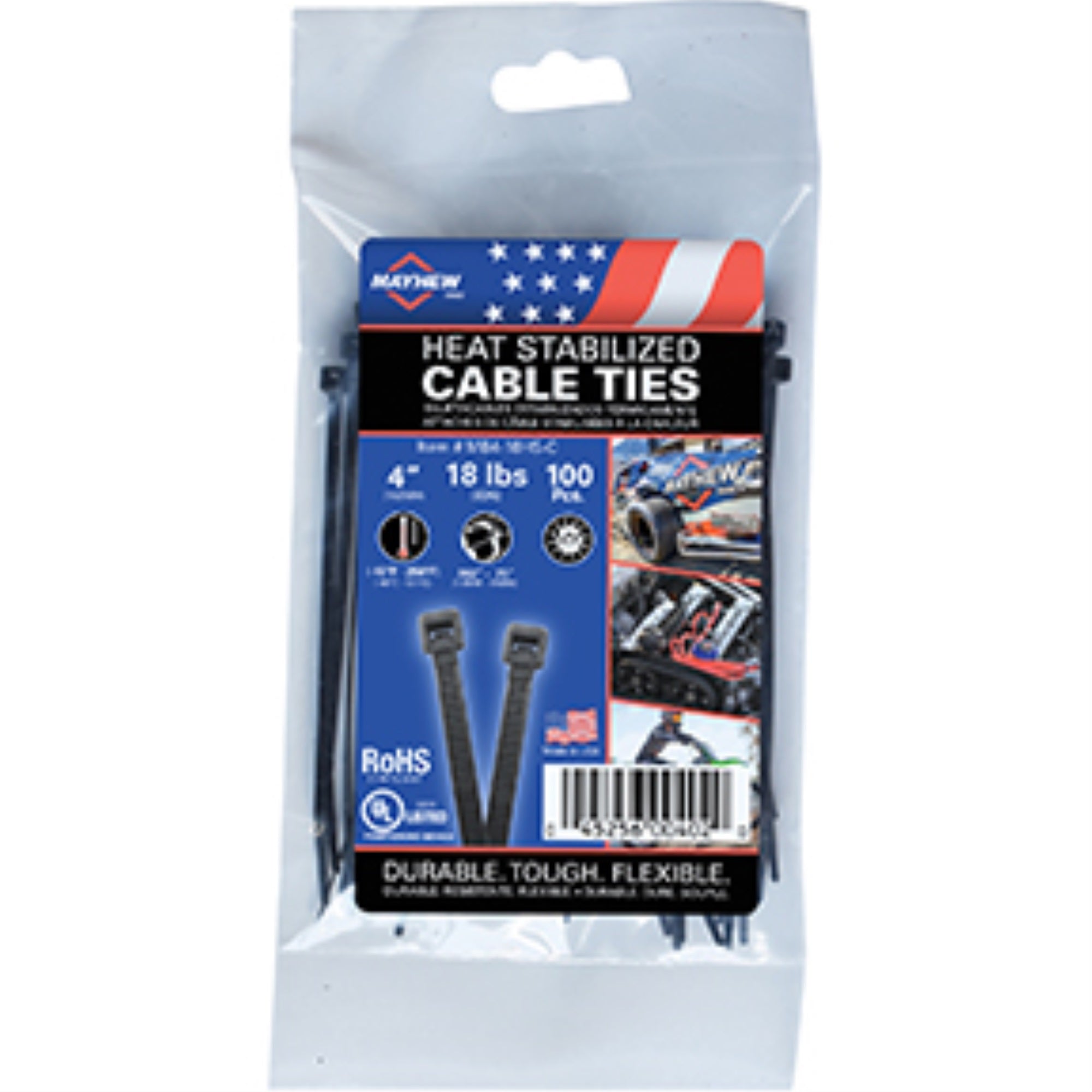 4X18 Heat Stable Cable Ties