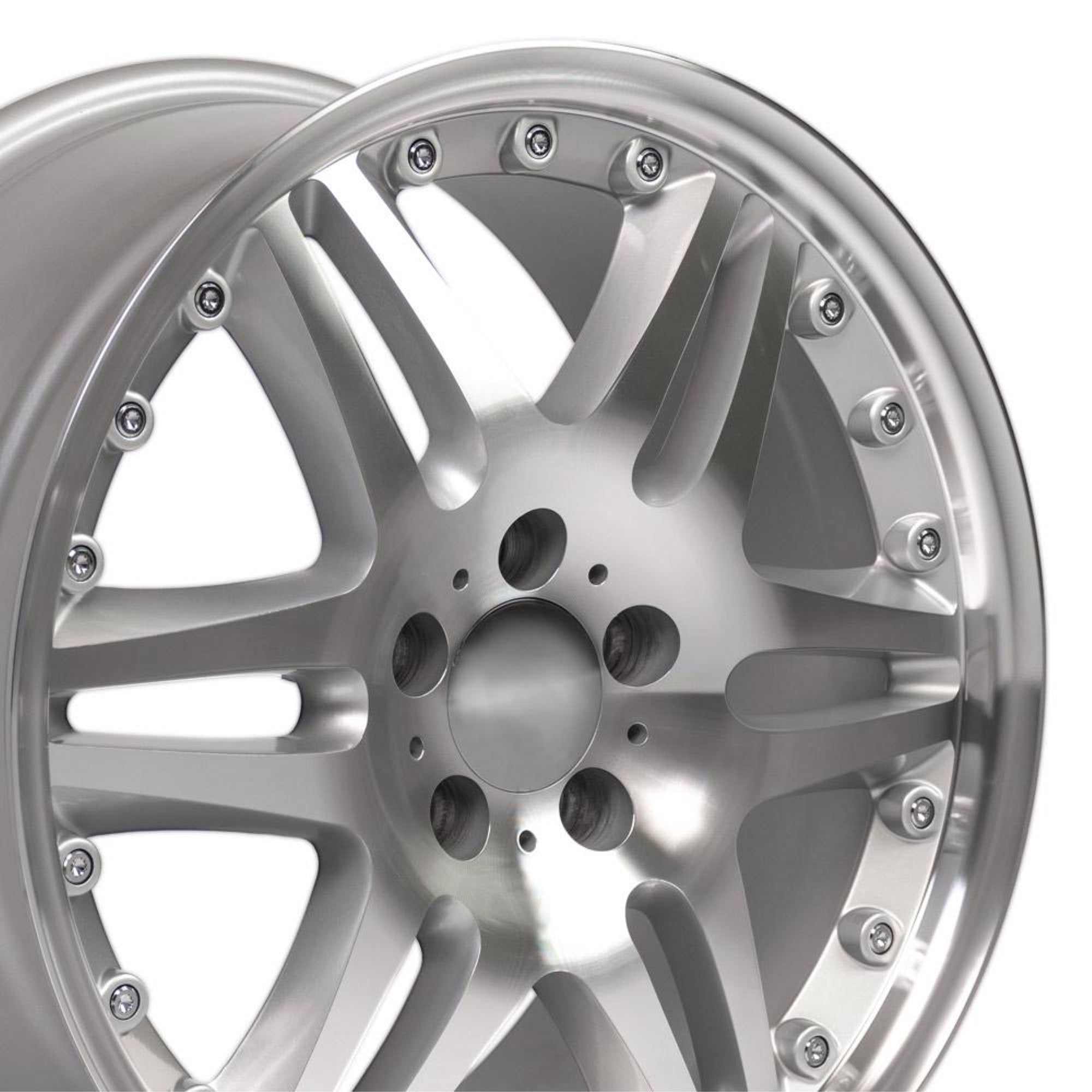 18″ Replica MB09 fits Mercedes Benz C Class 18x8.5 Silver