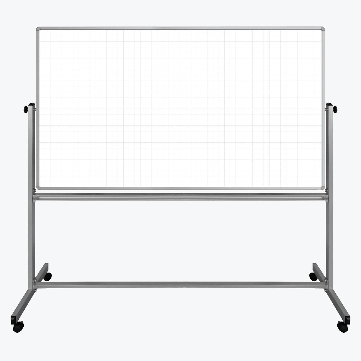 72 X 40 Mobile Magnetic Double-Sided Ghost Grid Whiteboard