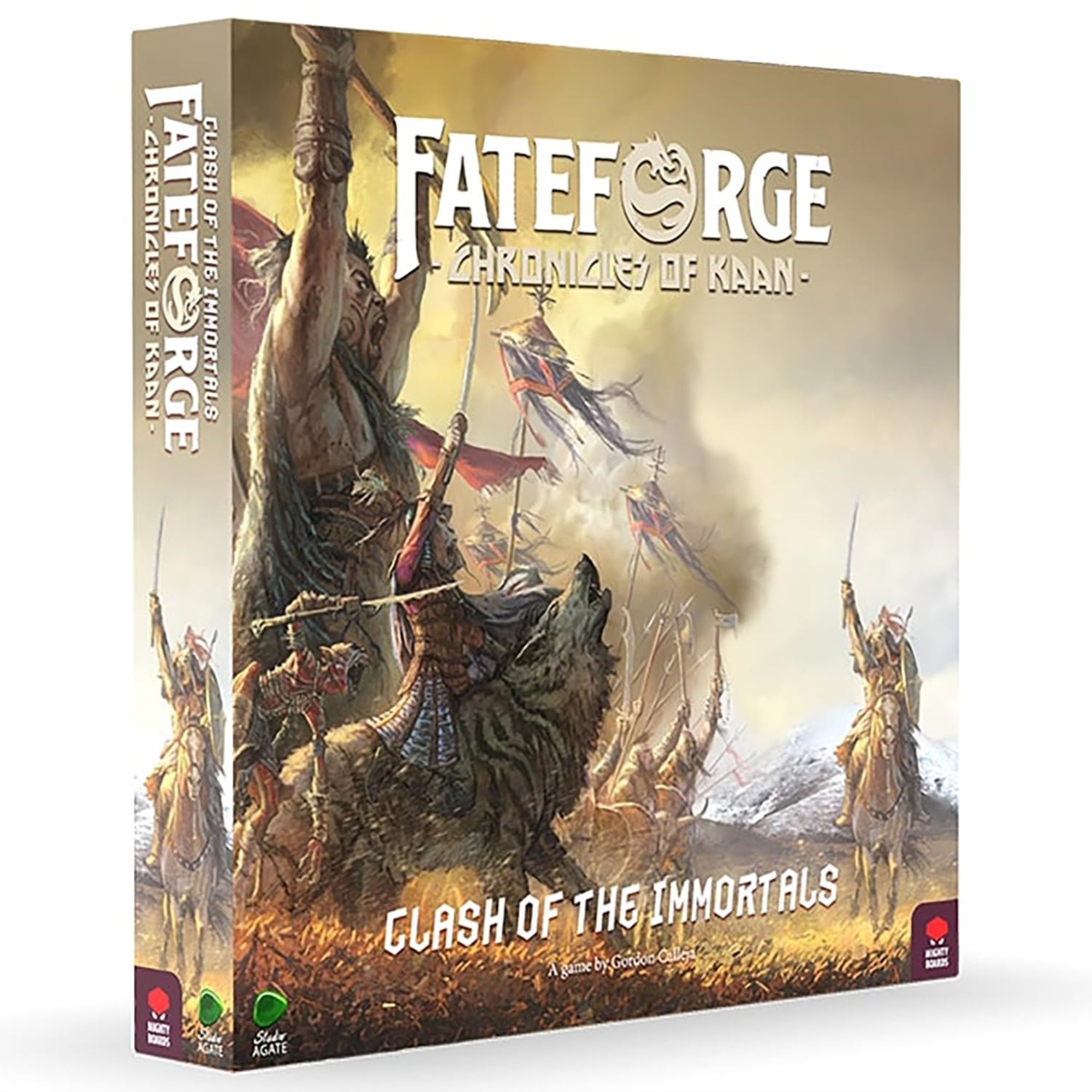 Mighty Boards: Fateforge Chronicles of Kaan: Clash of The Immortals Expansion - Strategy Board Game, App Co-Op Action Adventure, Ages 14+, 1-4 Players