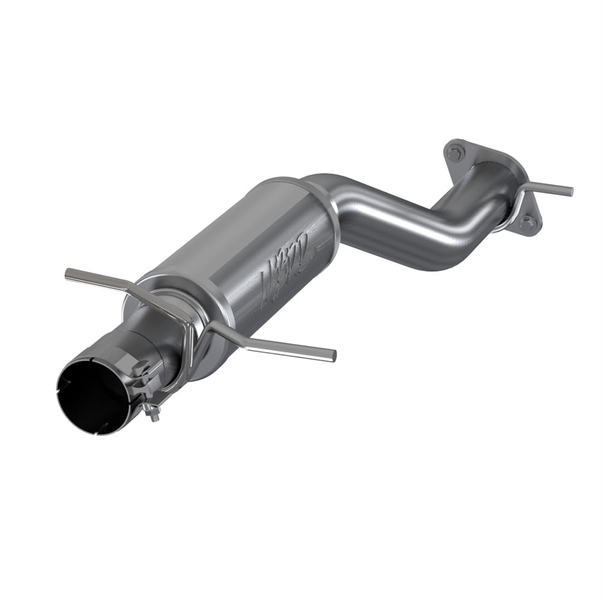 Mbrp Exhaust S5143409 Muffler Replacement 3 In. Inlet/Outlet High Flow T409 Stainless Steel Muffler Replacement