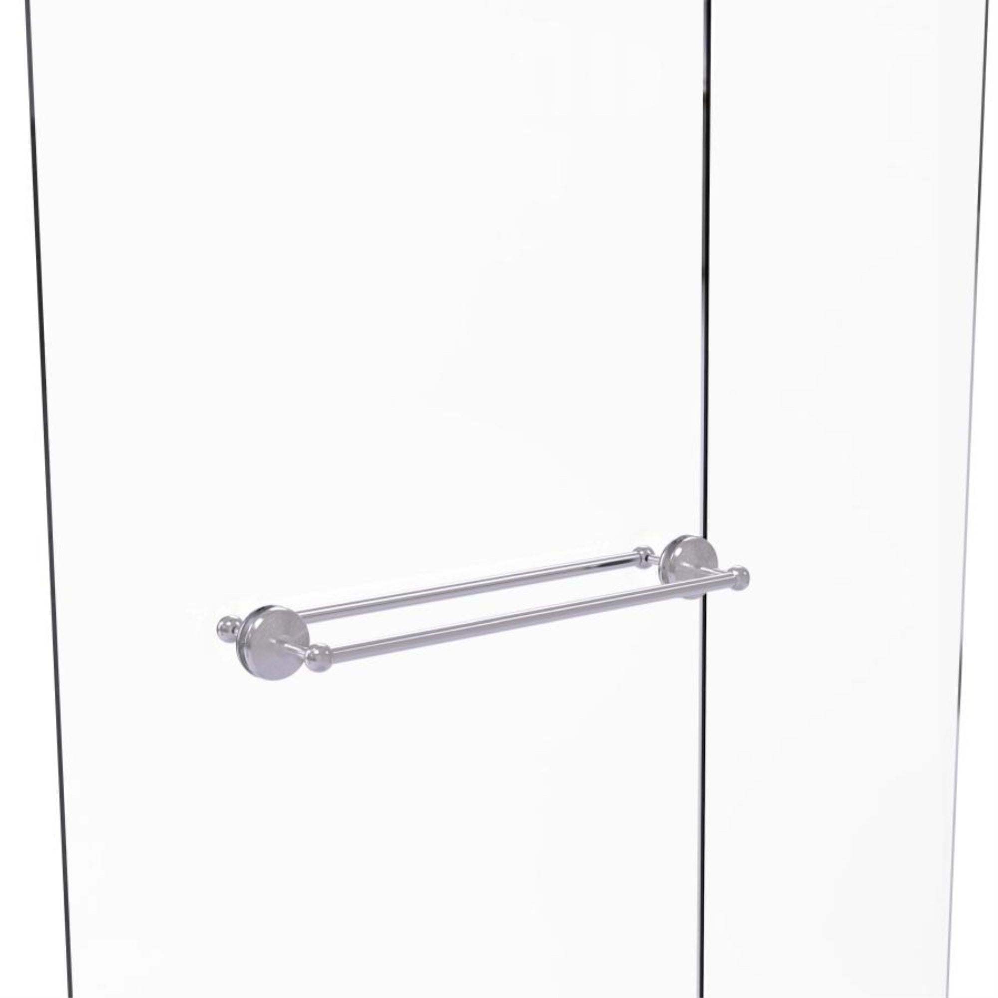 Monte Carlo Collection 24 Inch Back to Back Shower Door Towel Bar - MC-41-BB-24-SCH