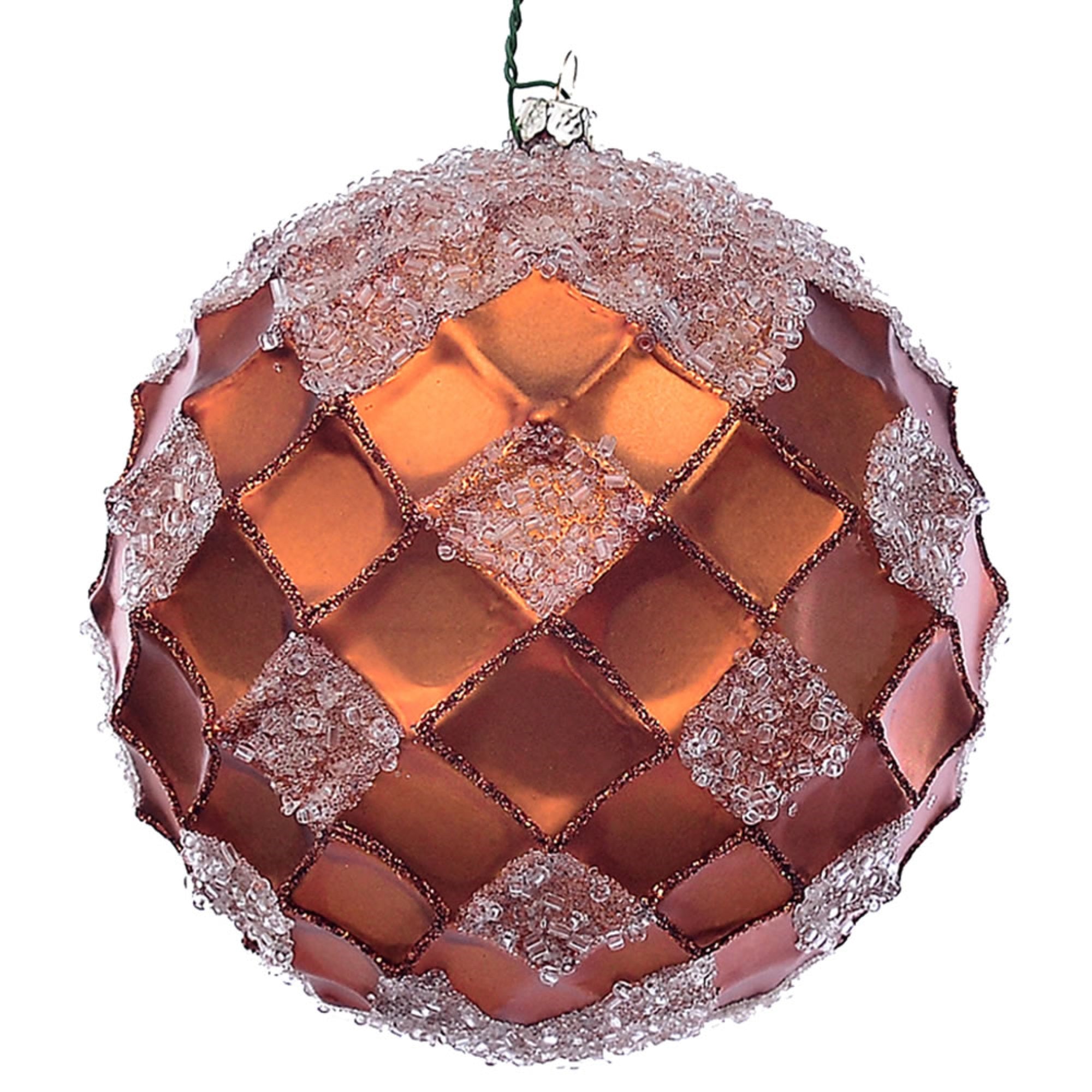 4.75” Copper Net Beaded Ball 3/Bag
