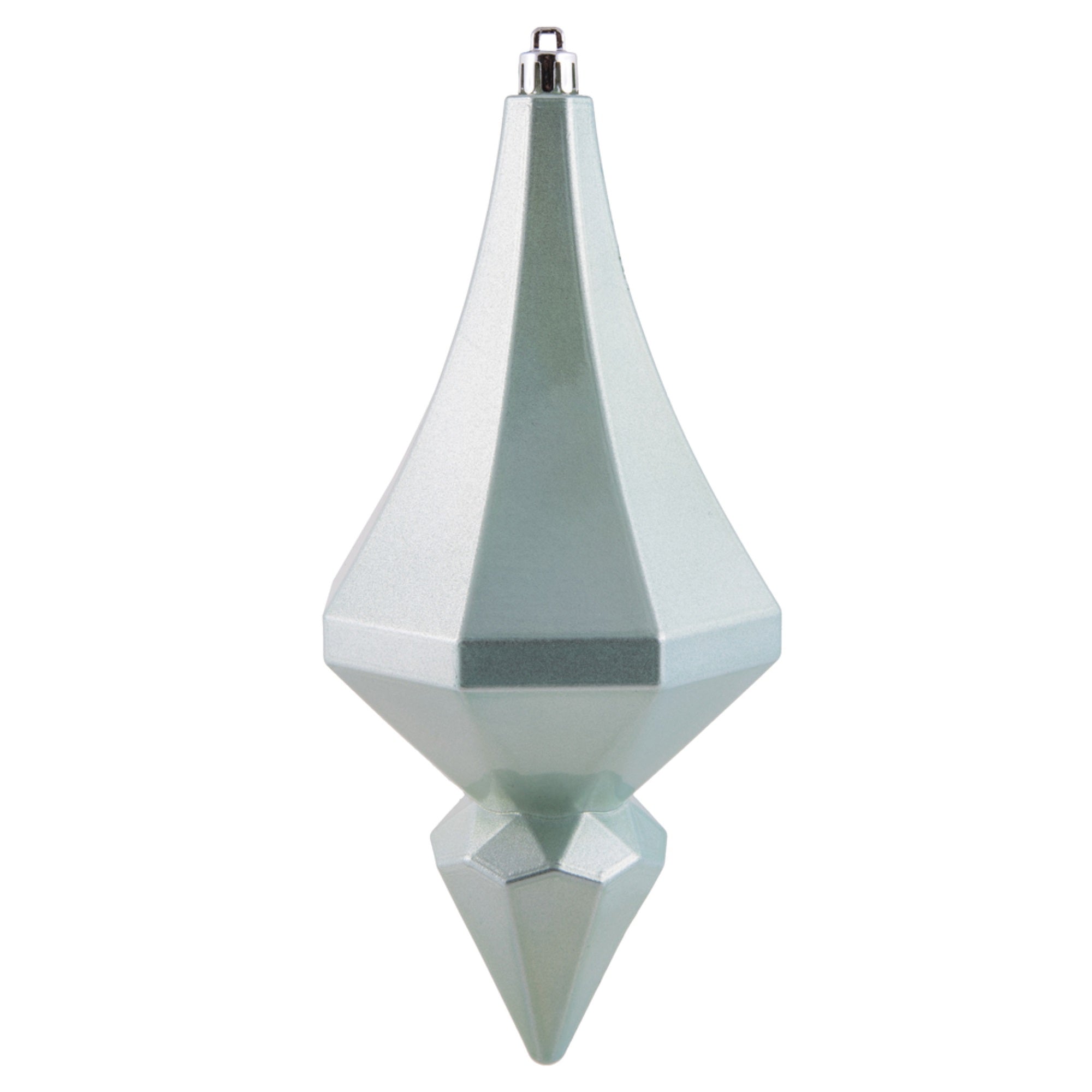 8” Baby Blue Candy Diamond Finial 2/Bag