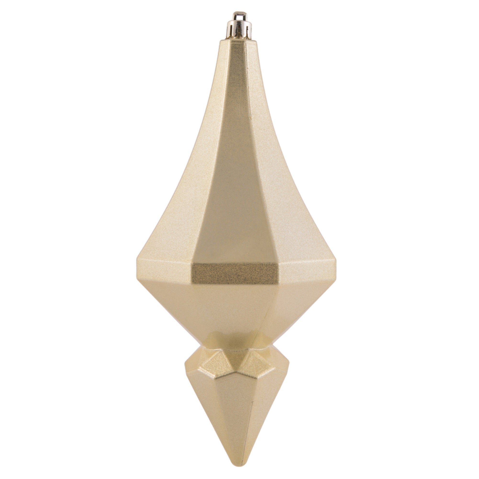 8” Champagne Candy Diamond Finial 2/Bag