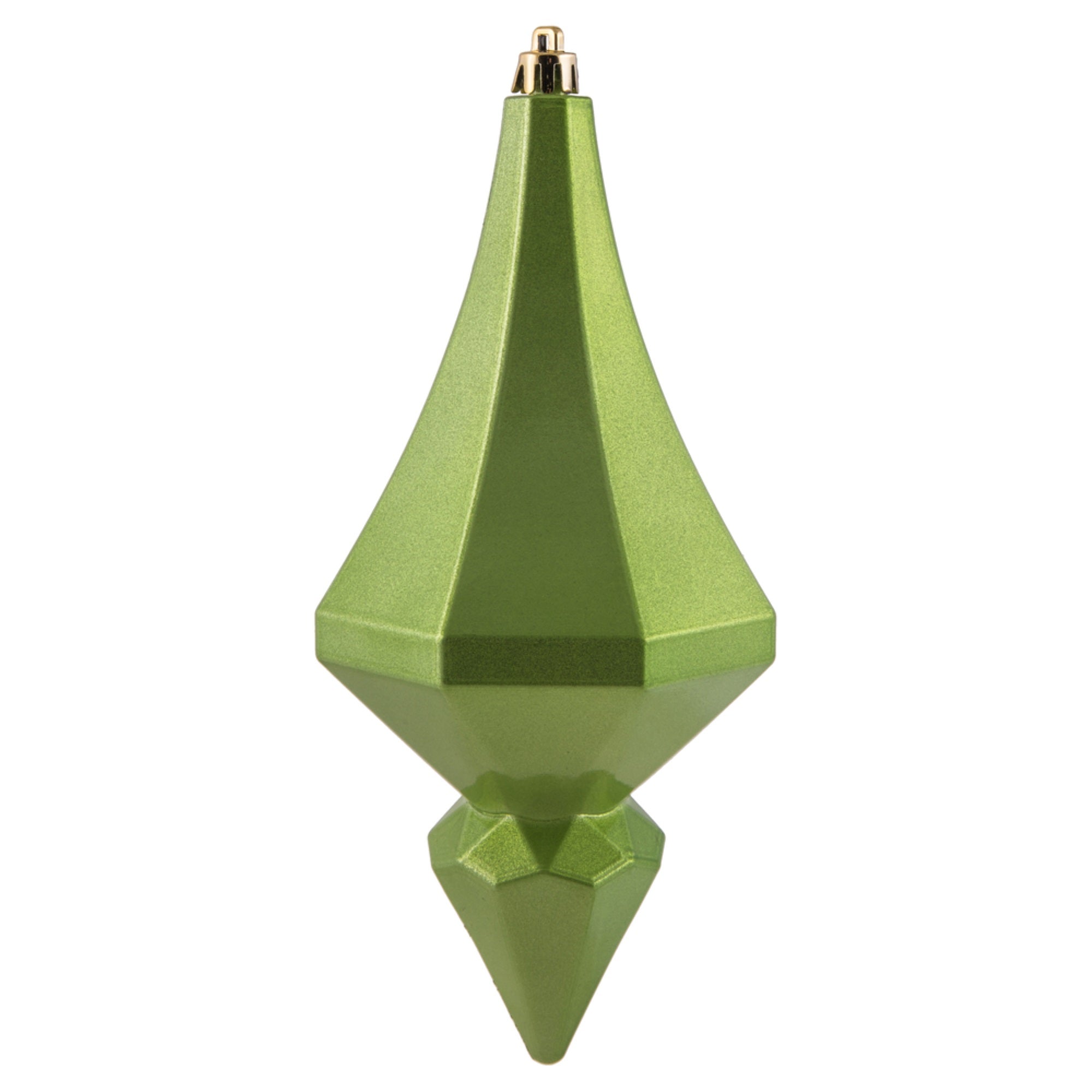 8” Celadon Candy Diamond Finial 2/Bag