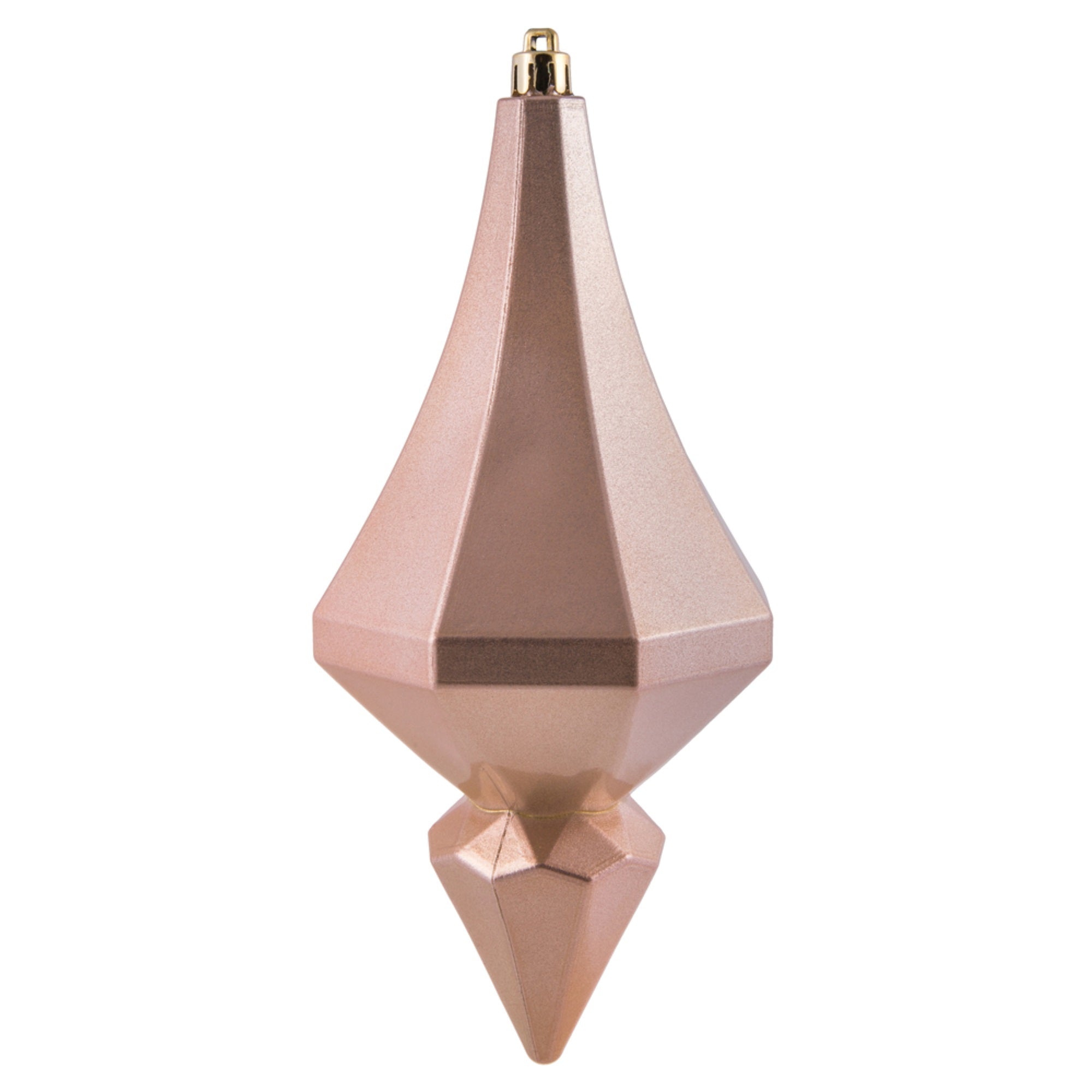 8” Rose Gold Candy Diamond Finial 2/Bag