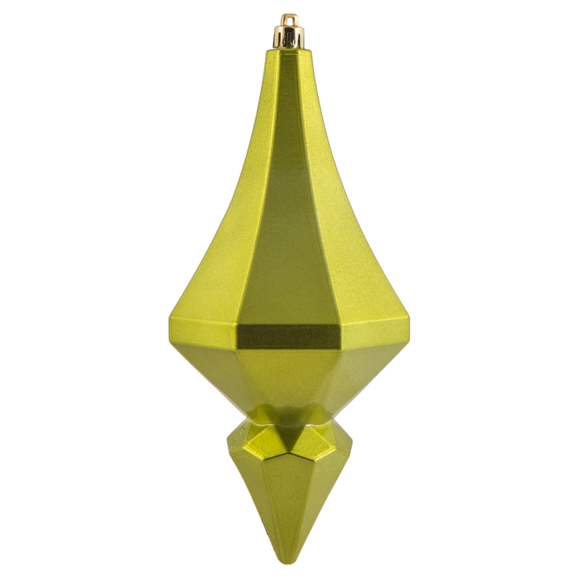 8” Lime Candy Diamond Finial 2/Bag