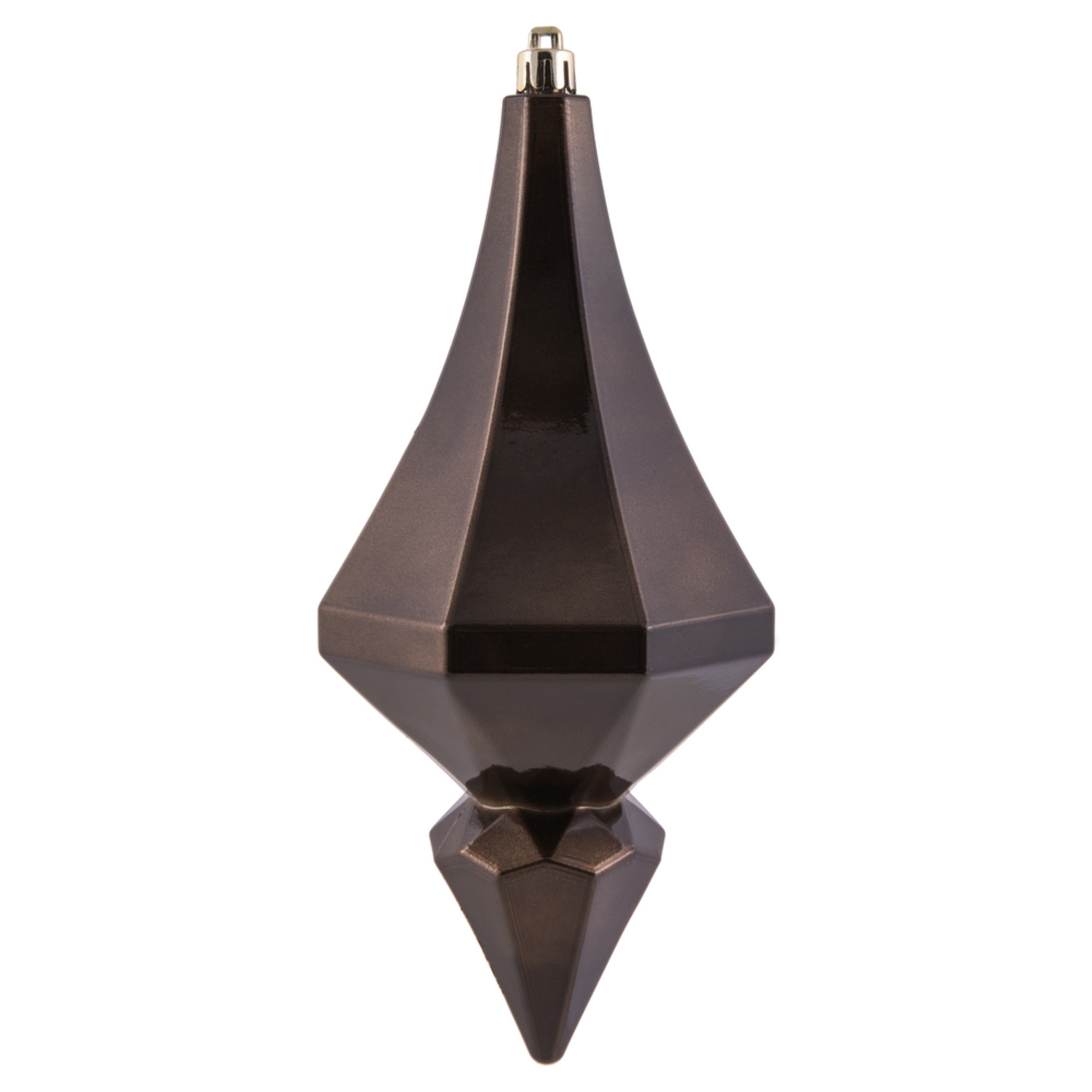 8” Chocolate Candy Diamond Finial 2/Bag