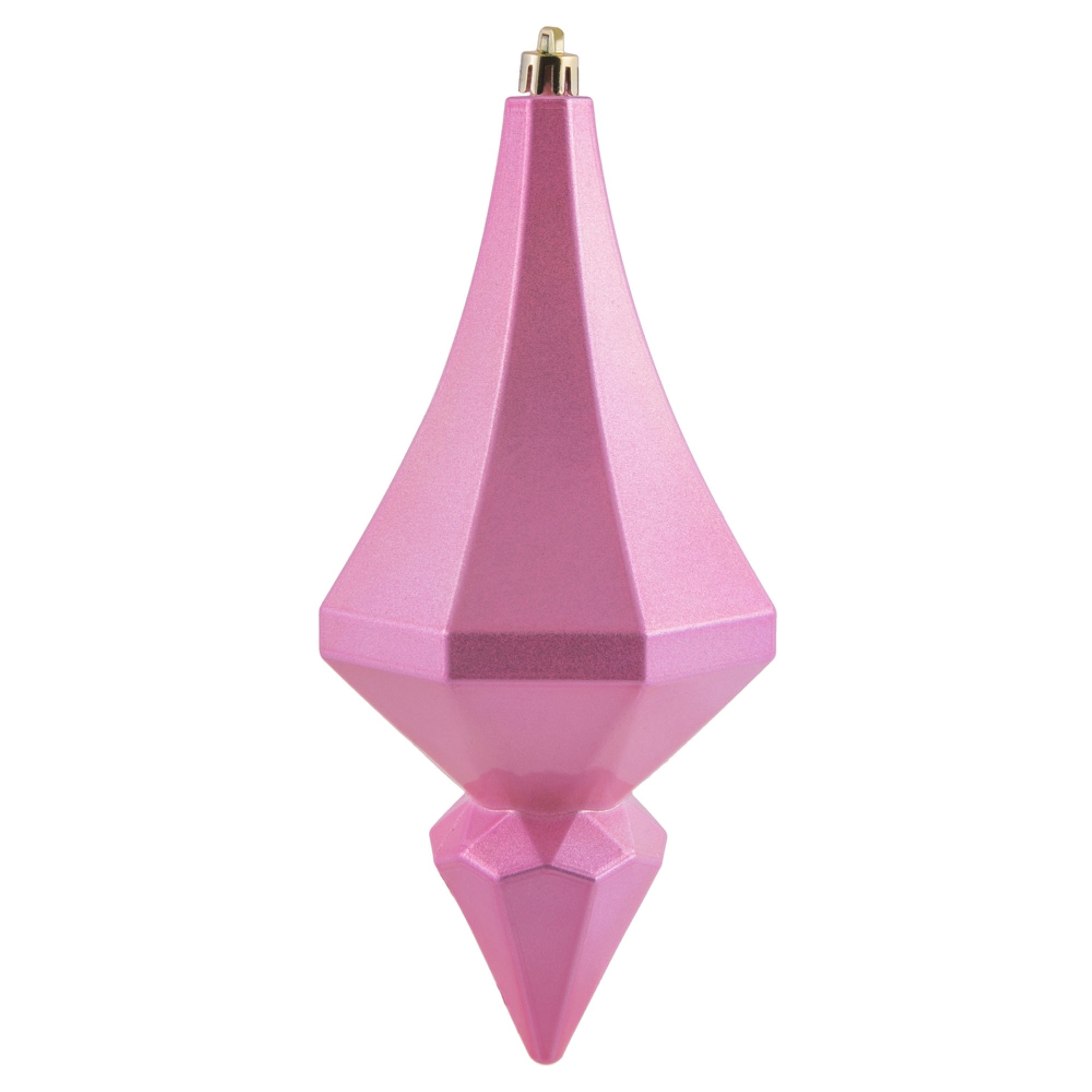 8” Pink Candy Diamond Finial 2/Bag