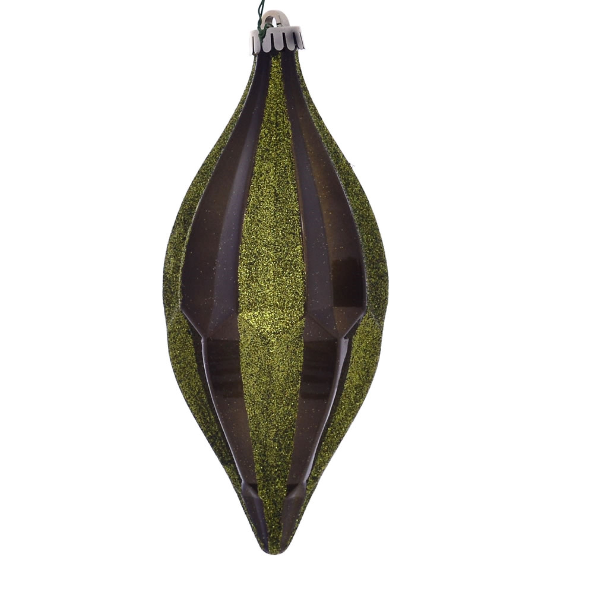 10” Olive Candy Glitter Shuttle 2/Bag