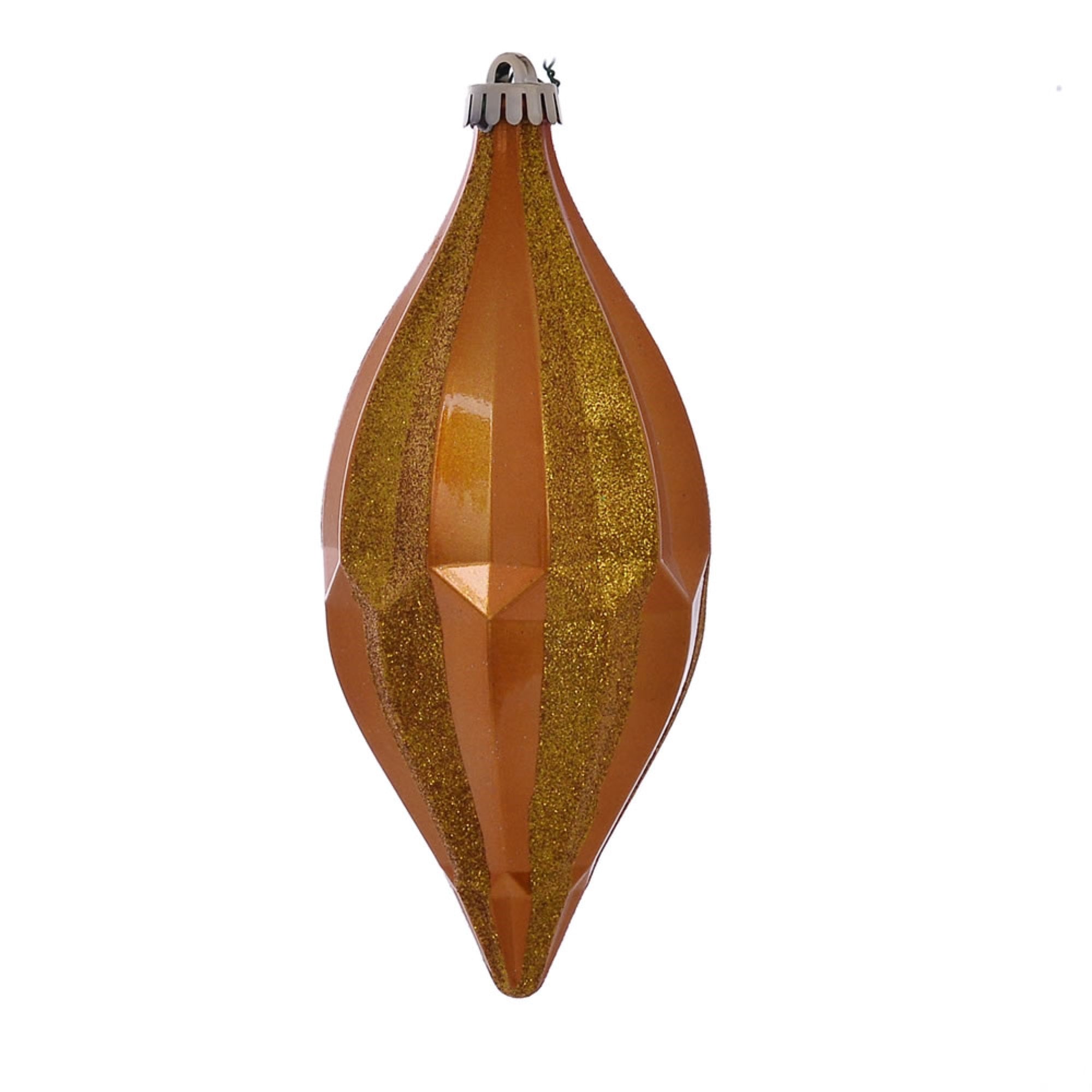 10” Antiq Gold Candy Glittr Shuttle 2/Bg