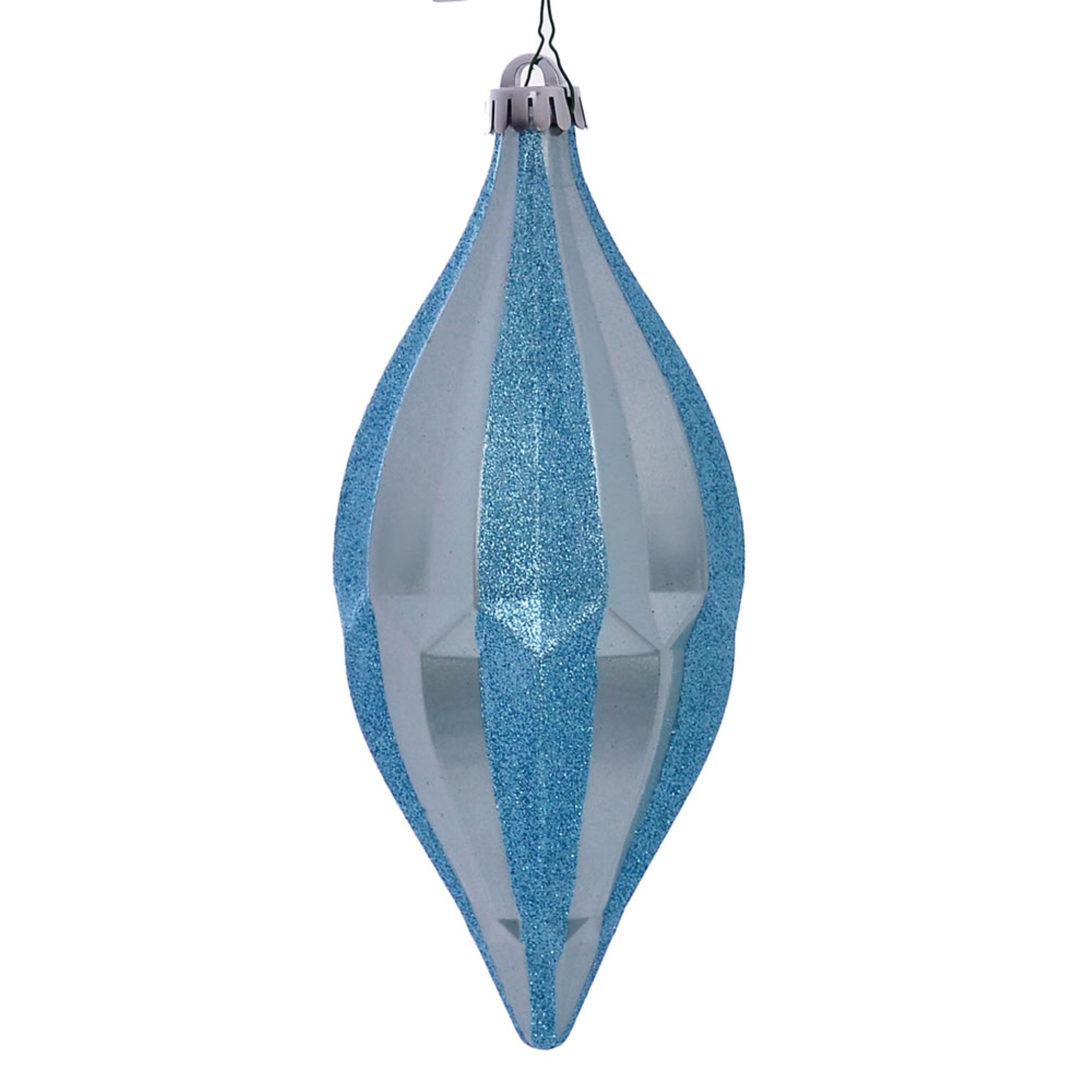 10” Baby Blue Candy Glitter Shuttle 2/Bg