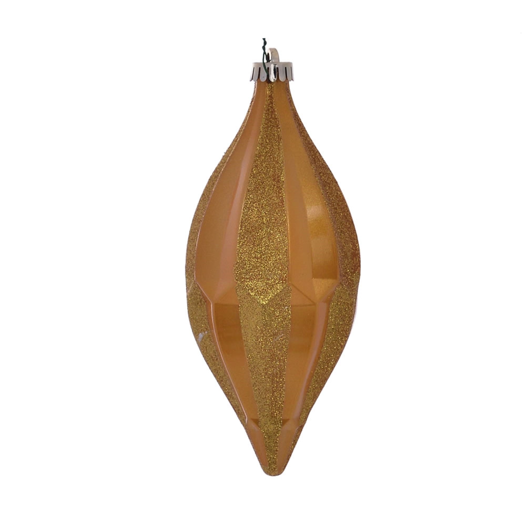 10” Honey Gold Candy Glittr Shuttle 2/Bg