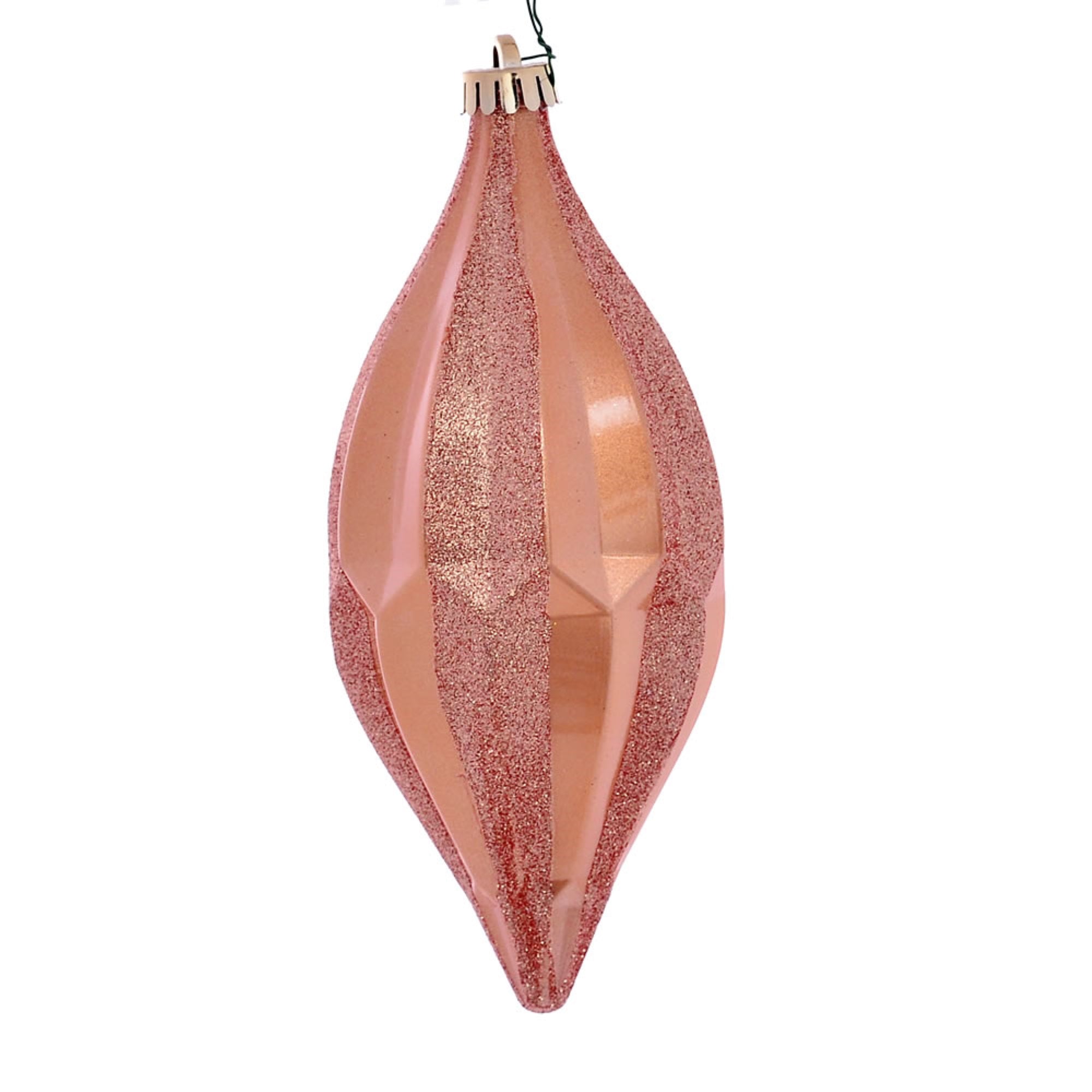 10” Rose Gold Candy Glitter Shuttle 2/Bg