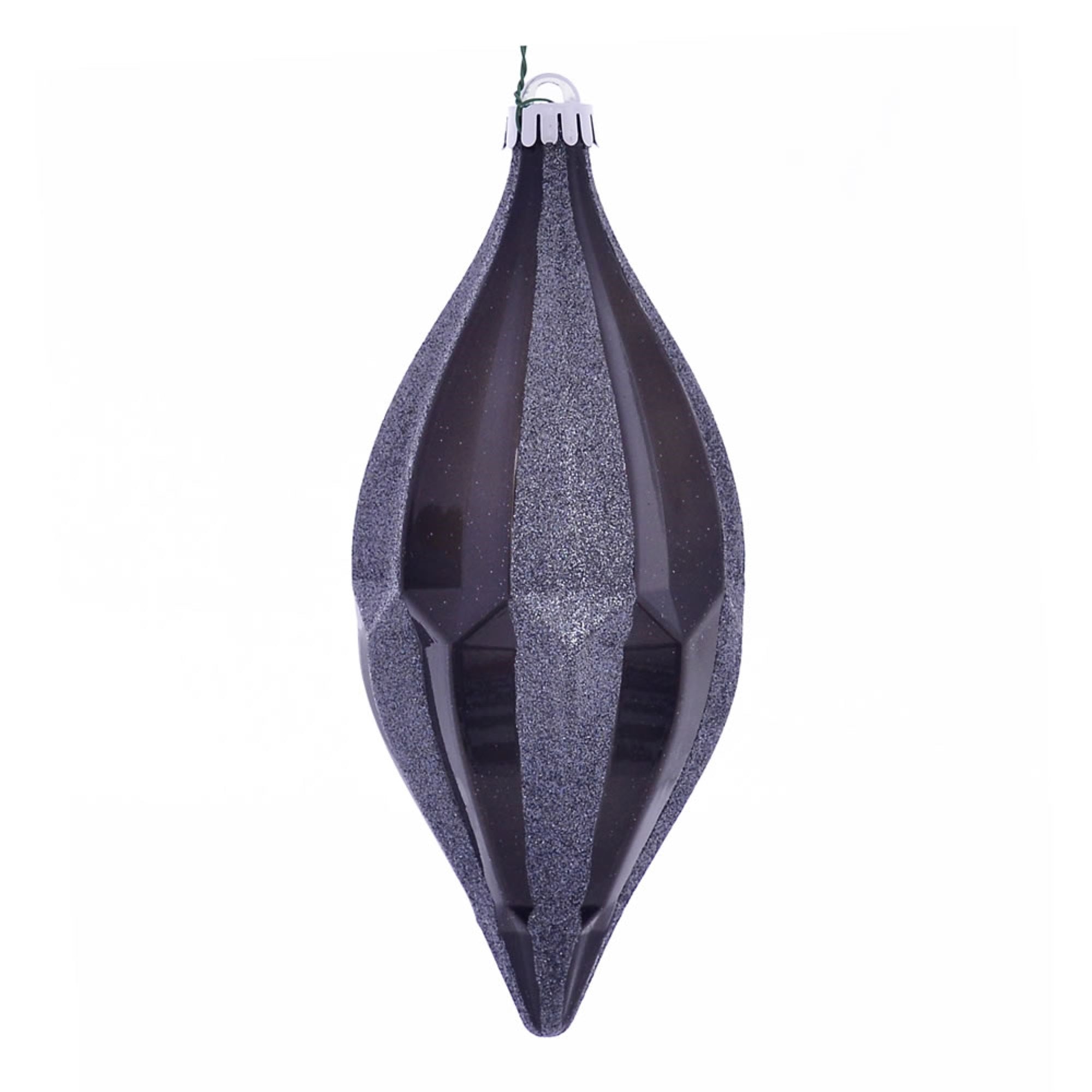 10” Pewter Candy Glitter Shuttle 2/Bag