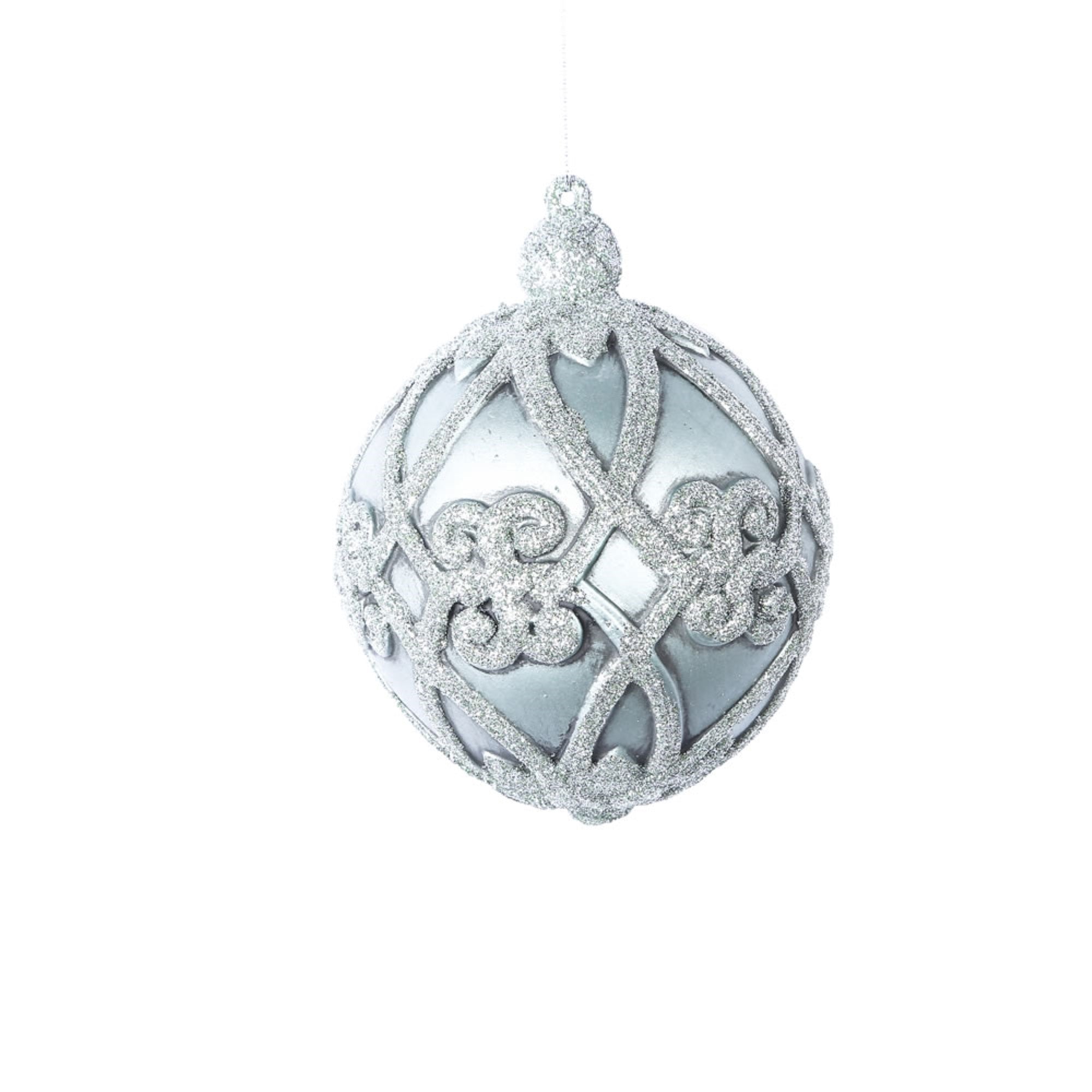 5” Limestone Antique Filigree Ball 3/Bag