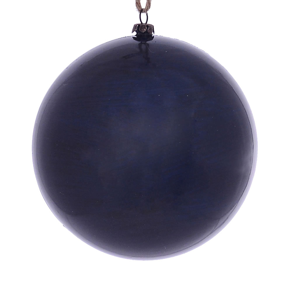Vickerman 4.75” Midnight Blue Wood Grain Ball 4/Bg - MC197131