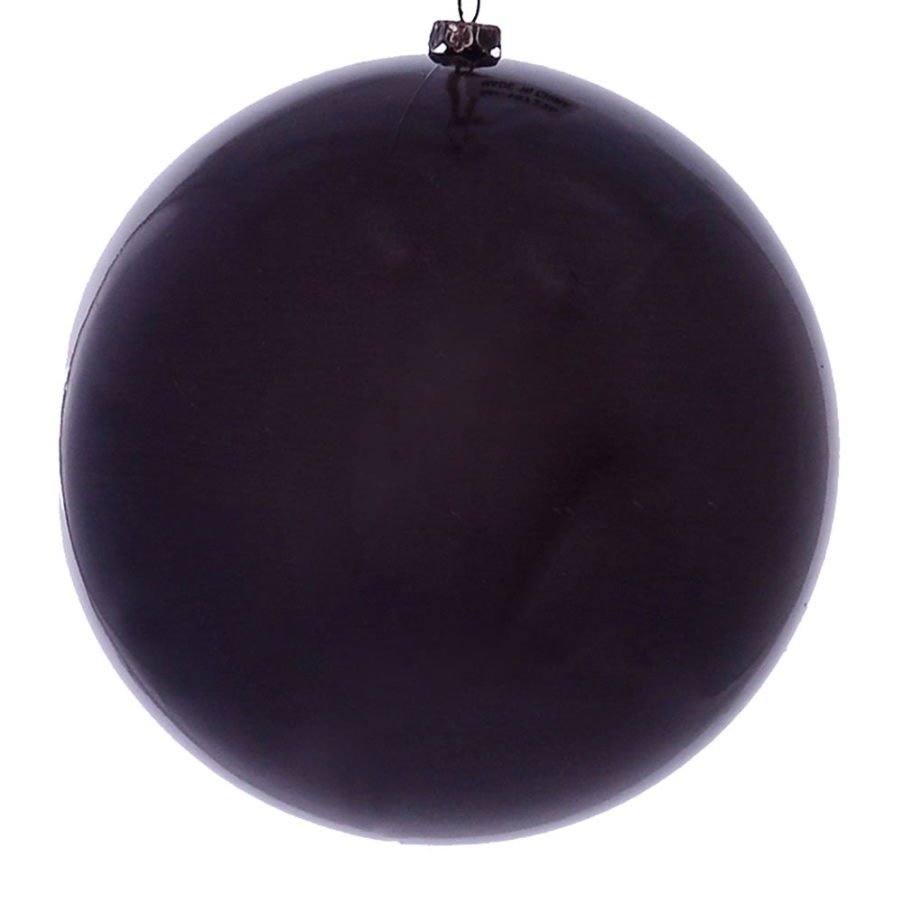 Vickerman 6” Plum Wood Grain Ball Orn 3/Bag - MC197226
