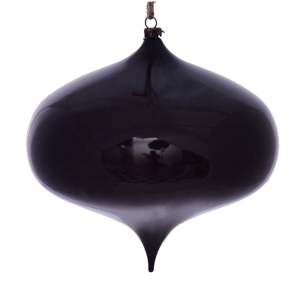 Vickerman 6” Plum Wood Grain Onion Orn 2/Bag - MC198926