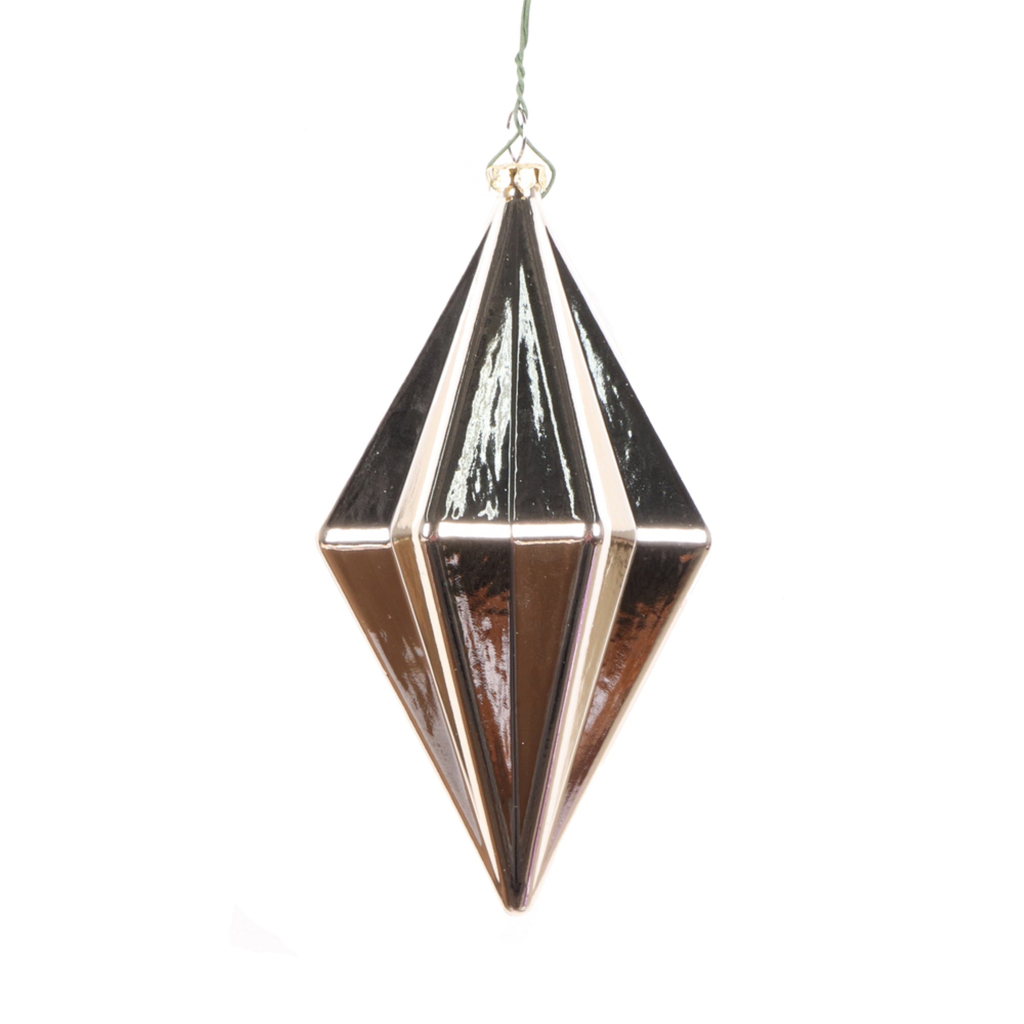 5.5” Oat Shiny Finial Orn 4/bag