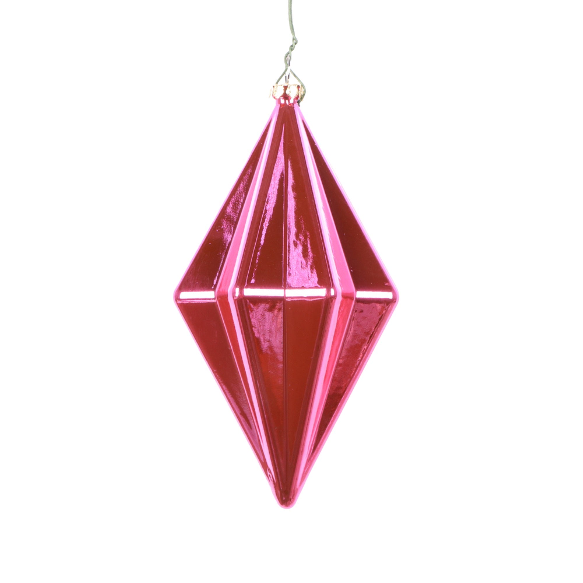 5.5” Mauve Shiny Finial Orn 4/bag