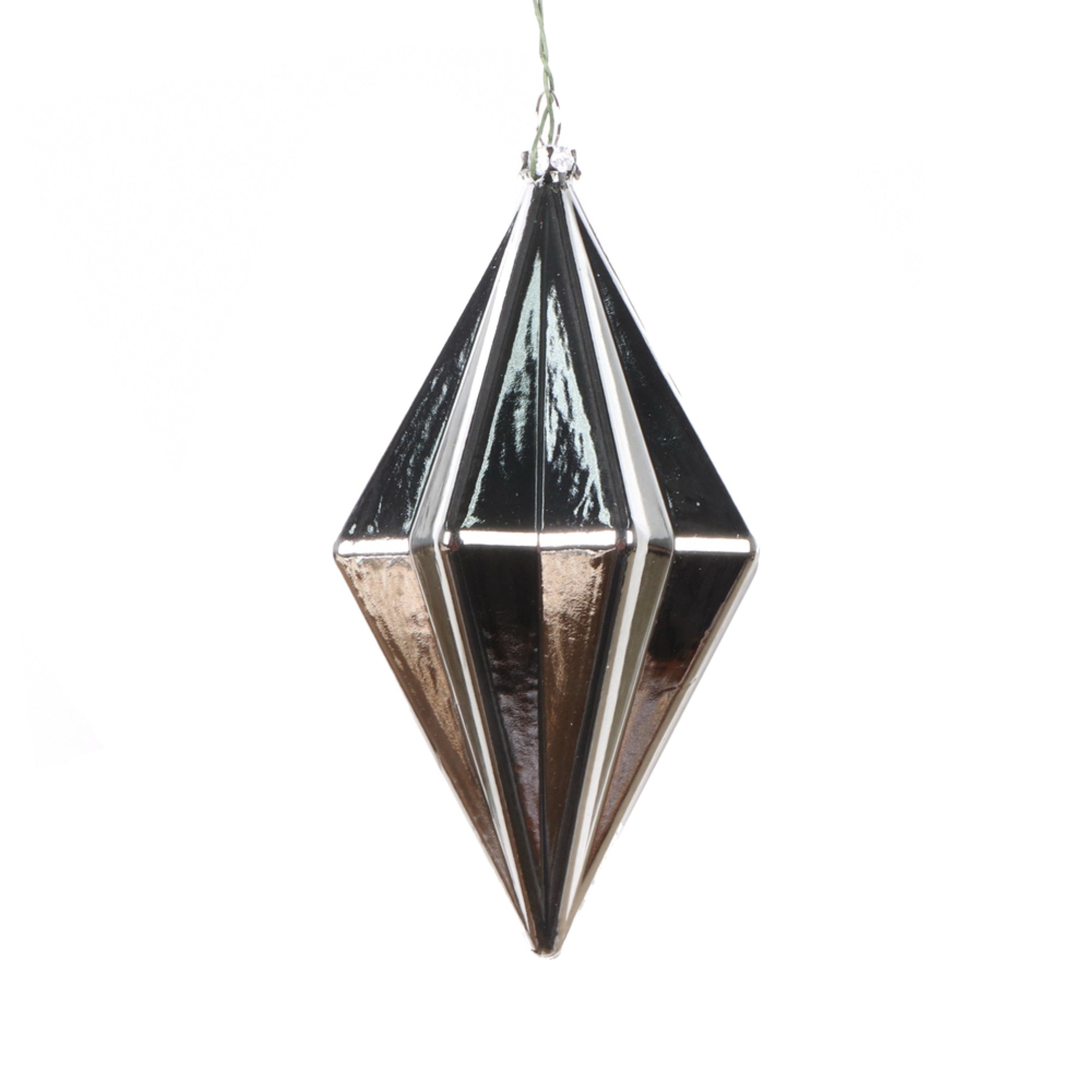 5.5” Pewter Shiny Finial Ornament 4/bag