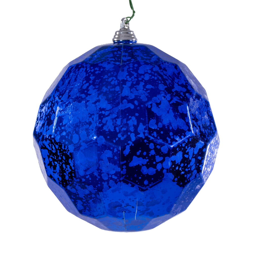 4.75” Blue Honeycomb Mercury Orn 4/Bag