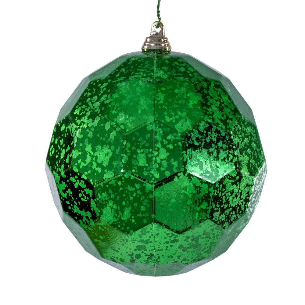 4.75” Green Honeycomb Mercury Orn 4/Bag