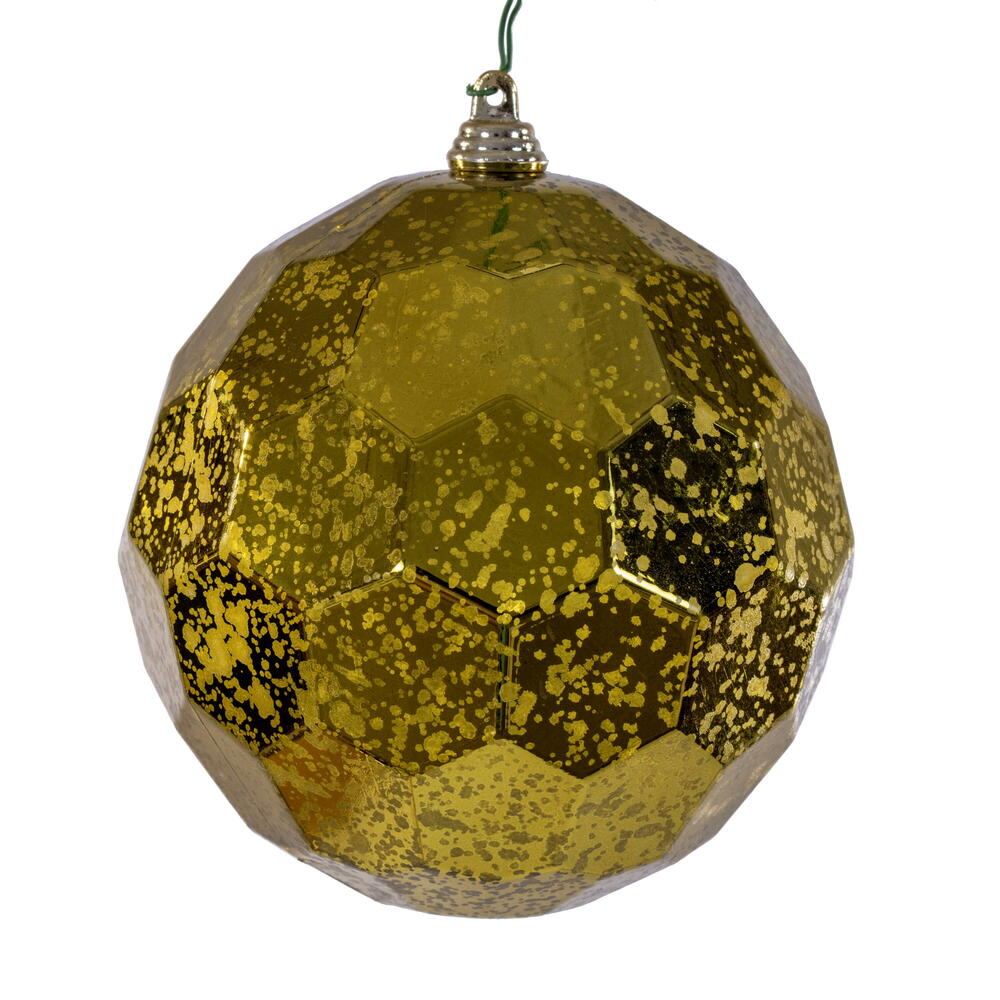4.75” Olive Honeycomb Mercury Orn 4/Bag