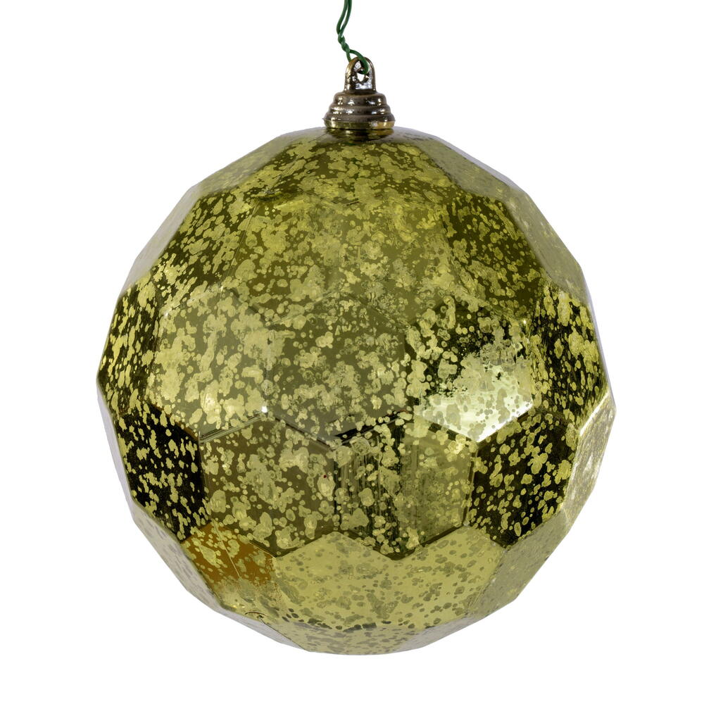 4.75” Lime Honeycomb Mercury Orn 4/Bag