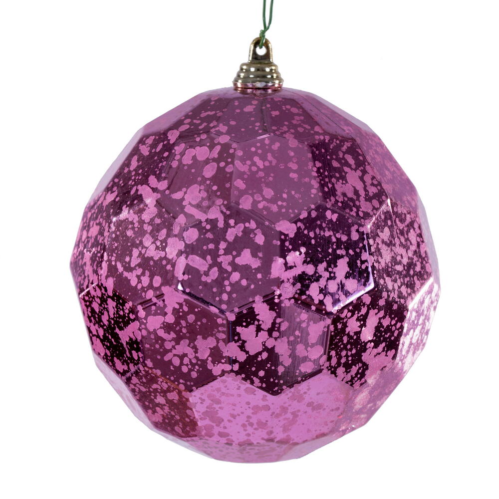 4.75” Pink Honeycomb Mercury Orn 4/Bag